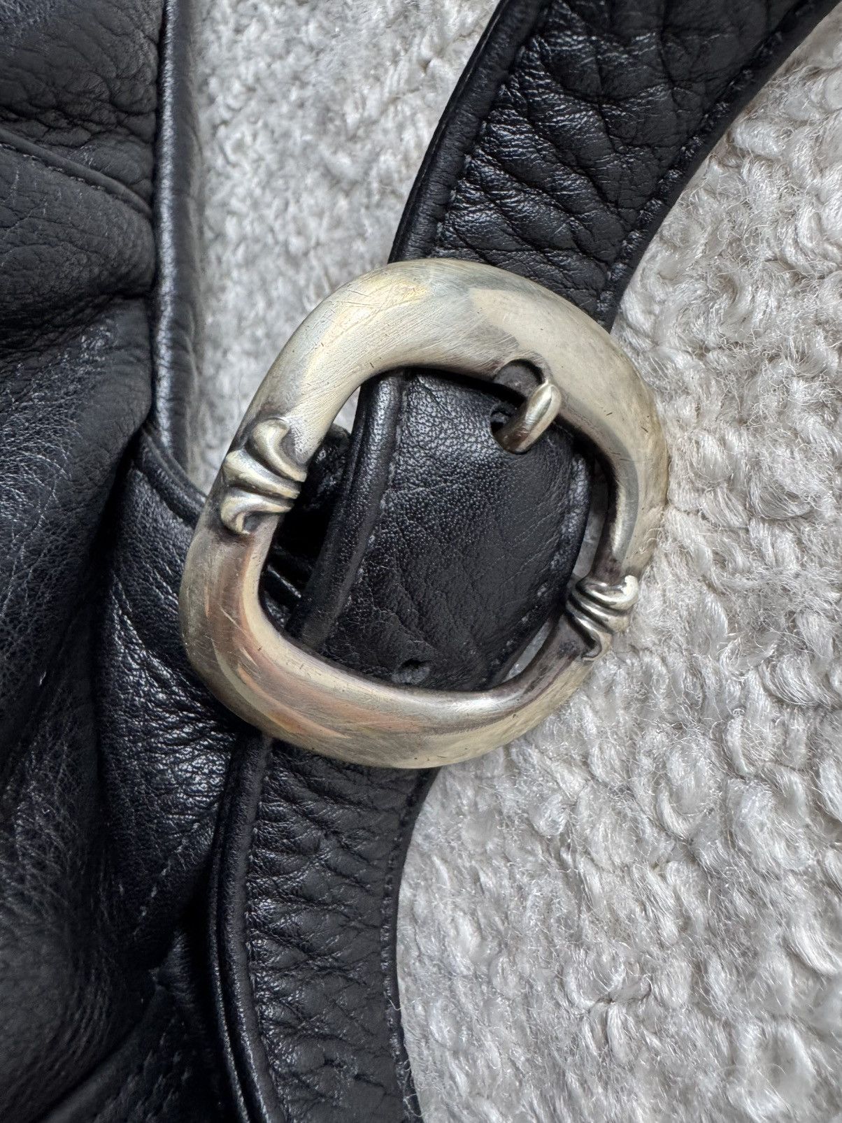 Chrome Hearts CHROME HEARTS Black Leather Backpack Size ONE SIZE - 6 Thumbnail