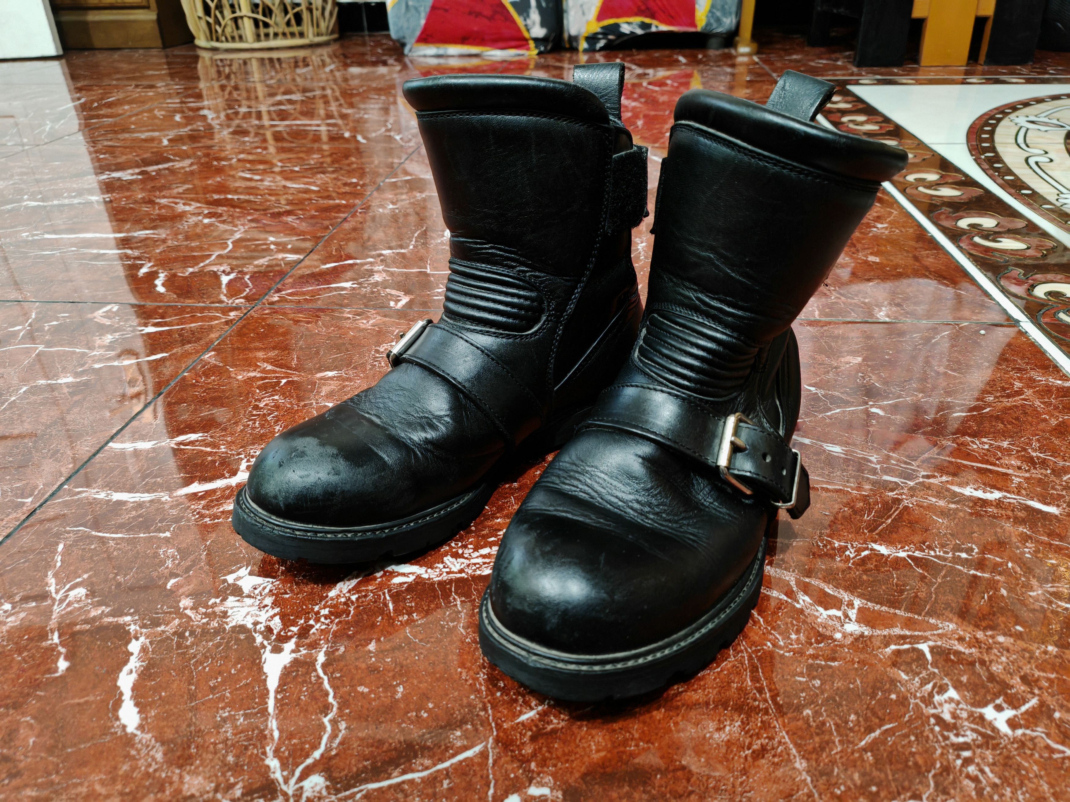Kadoya Kadoya Black Ankle-Length Riding Boots Size US 6 / EU 39 - 1 Thumbnail