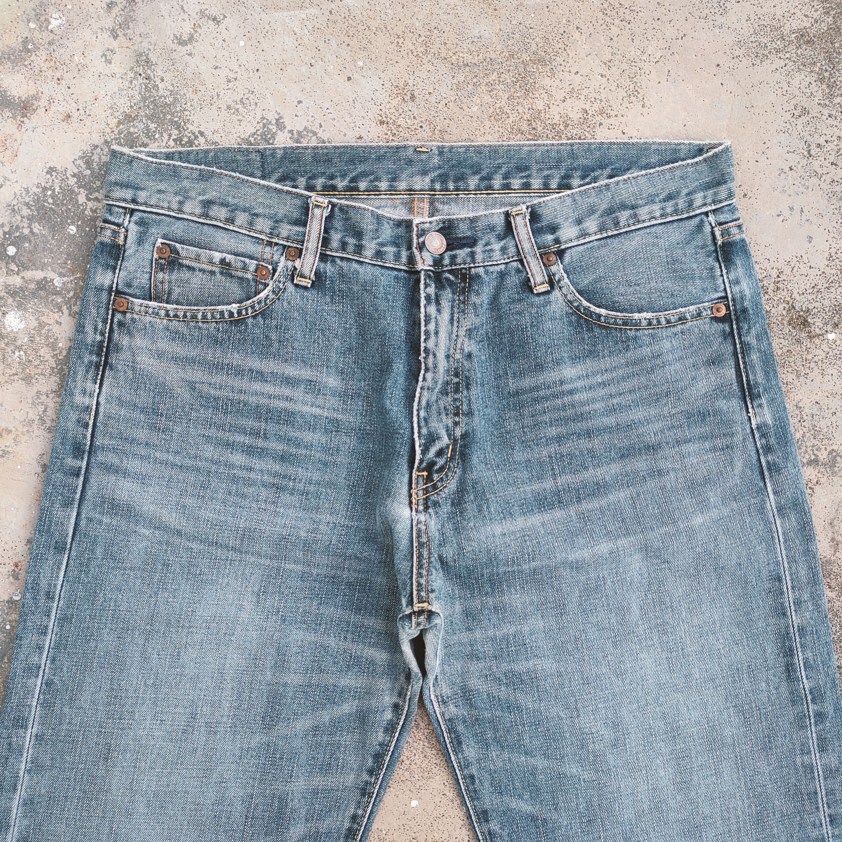 Japanese Brand VINTAGE JAPAN S-003 FADED JEANS DENIM PANTS Size US 36 / EU 52 - 2 Thumbnail