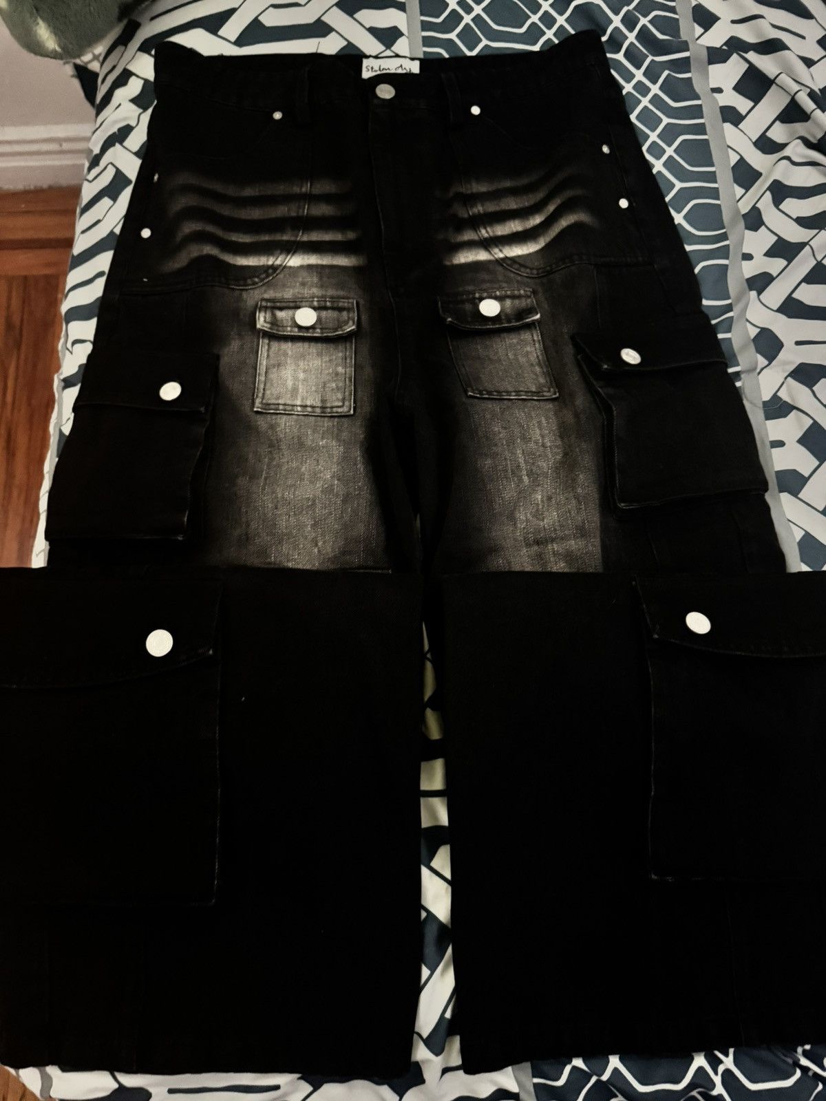 Other Stolen arts cargo jeans Size US 34 / EU 50 - 2 Thumbnail