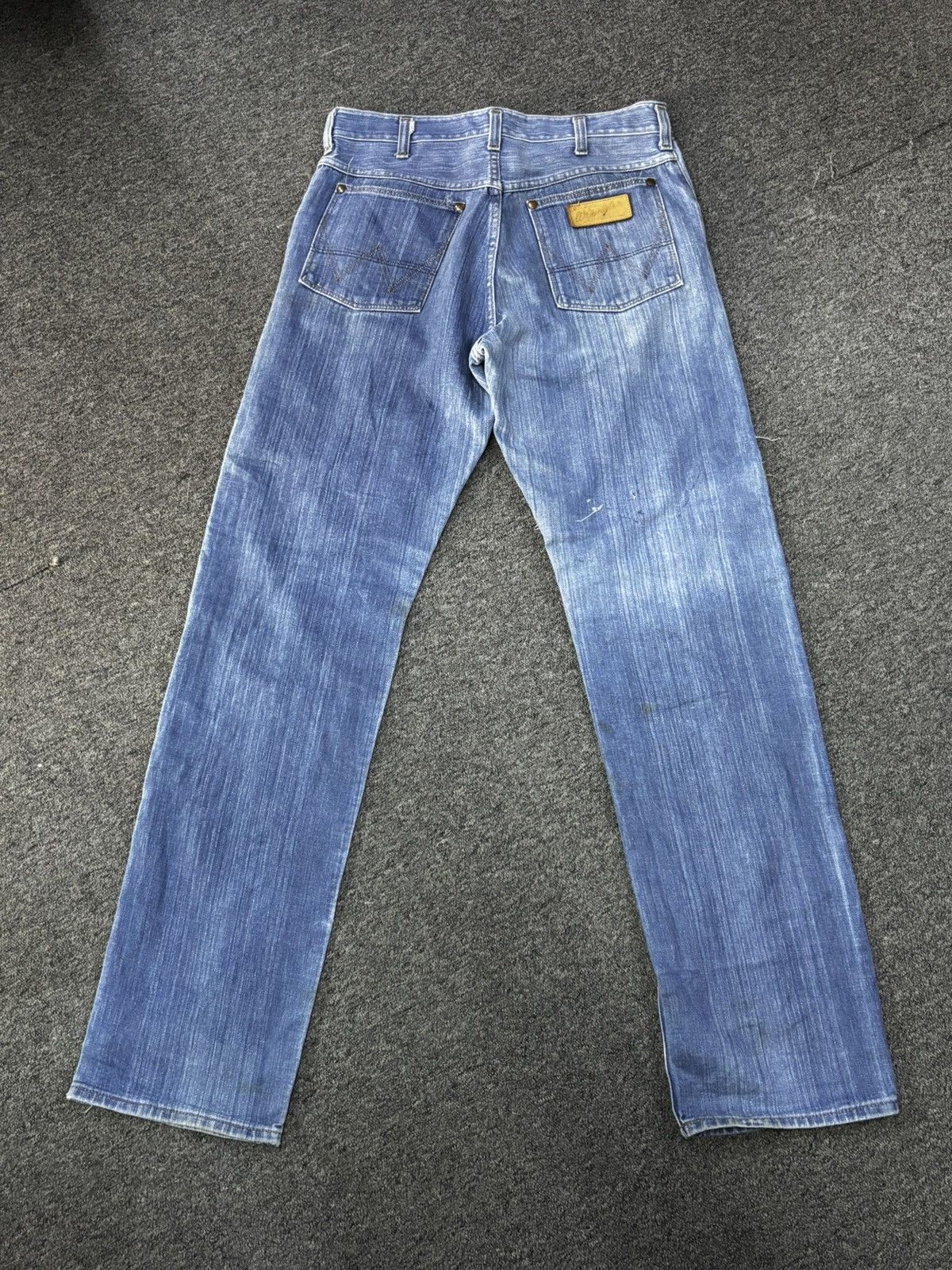 Wrangler Wrangler Vintage Selvedge Distressed Denim Size US 32 / EU 48 - 2 Thumbnail
