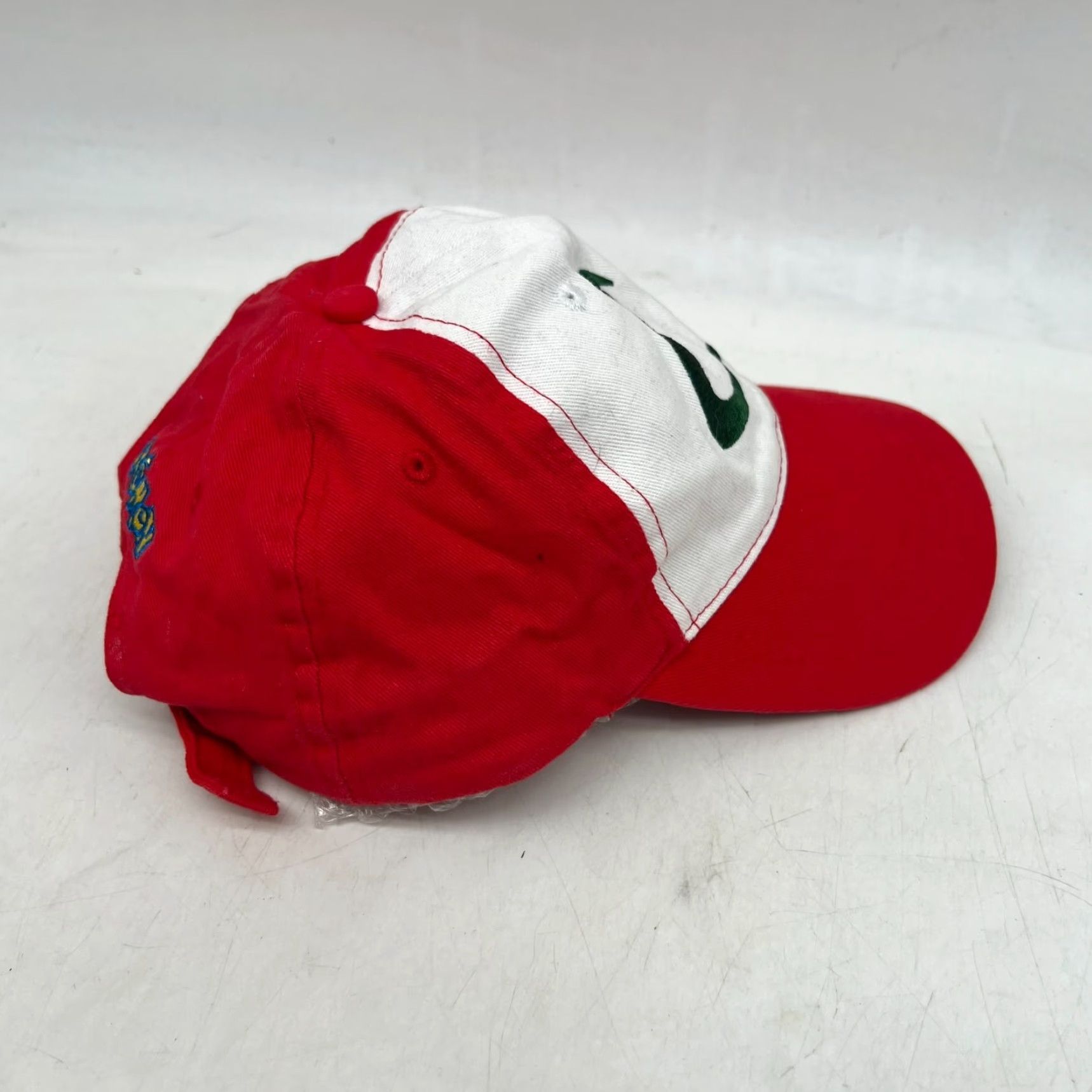 Vintage Pokémon Hat Baseball Cap Strapback Ash Ketchum Logo Trainer Catcher 90s Anime Cartoon Unisex Adults Red One Size Vintage Cap Hat Size ONE SIZE - 5 Thumbnail
