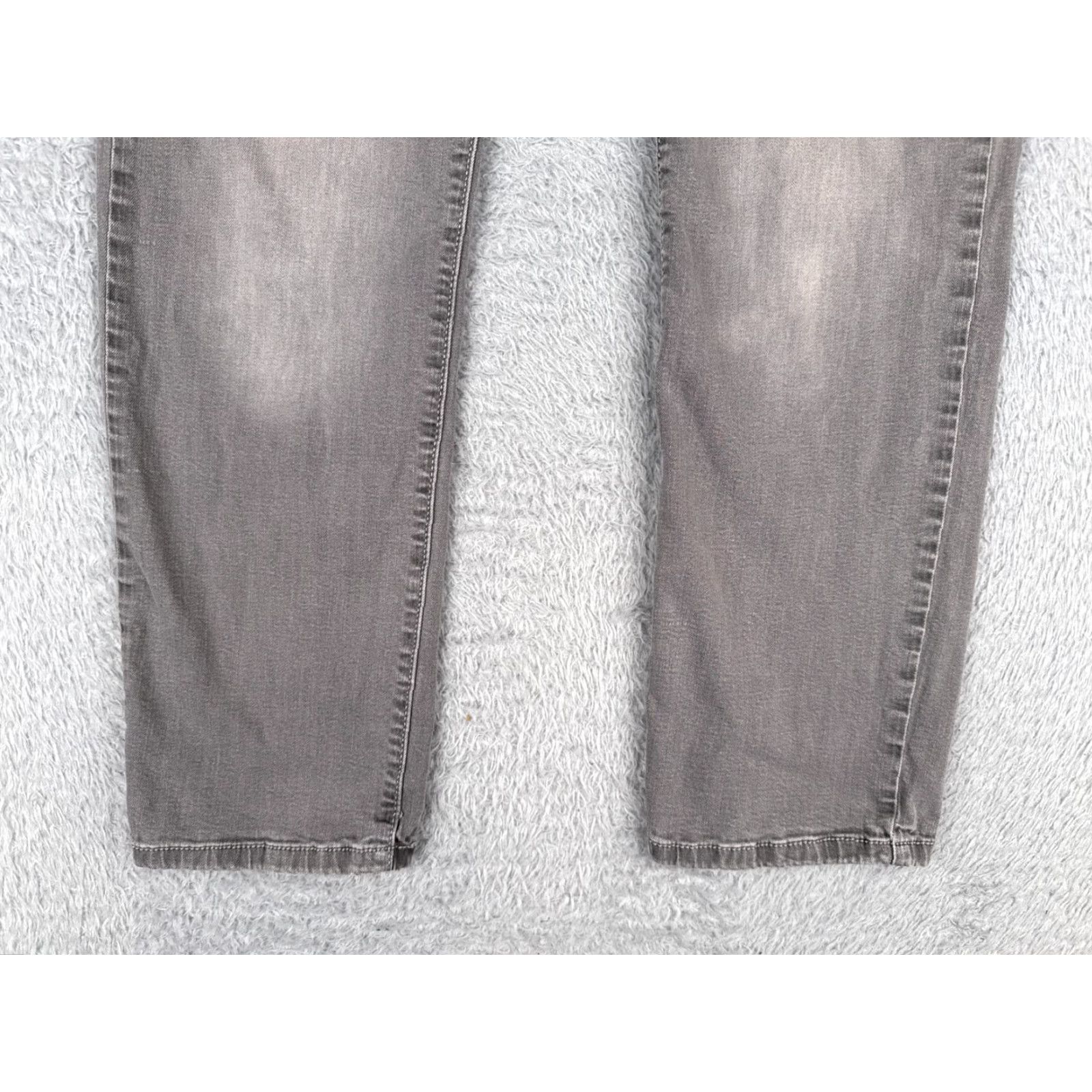 Lee Lee Modern Series Women's Jeans 29 Gray Denim Straight Leg Low Rise 29x29 Size 29" - 2 Thumbnail