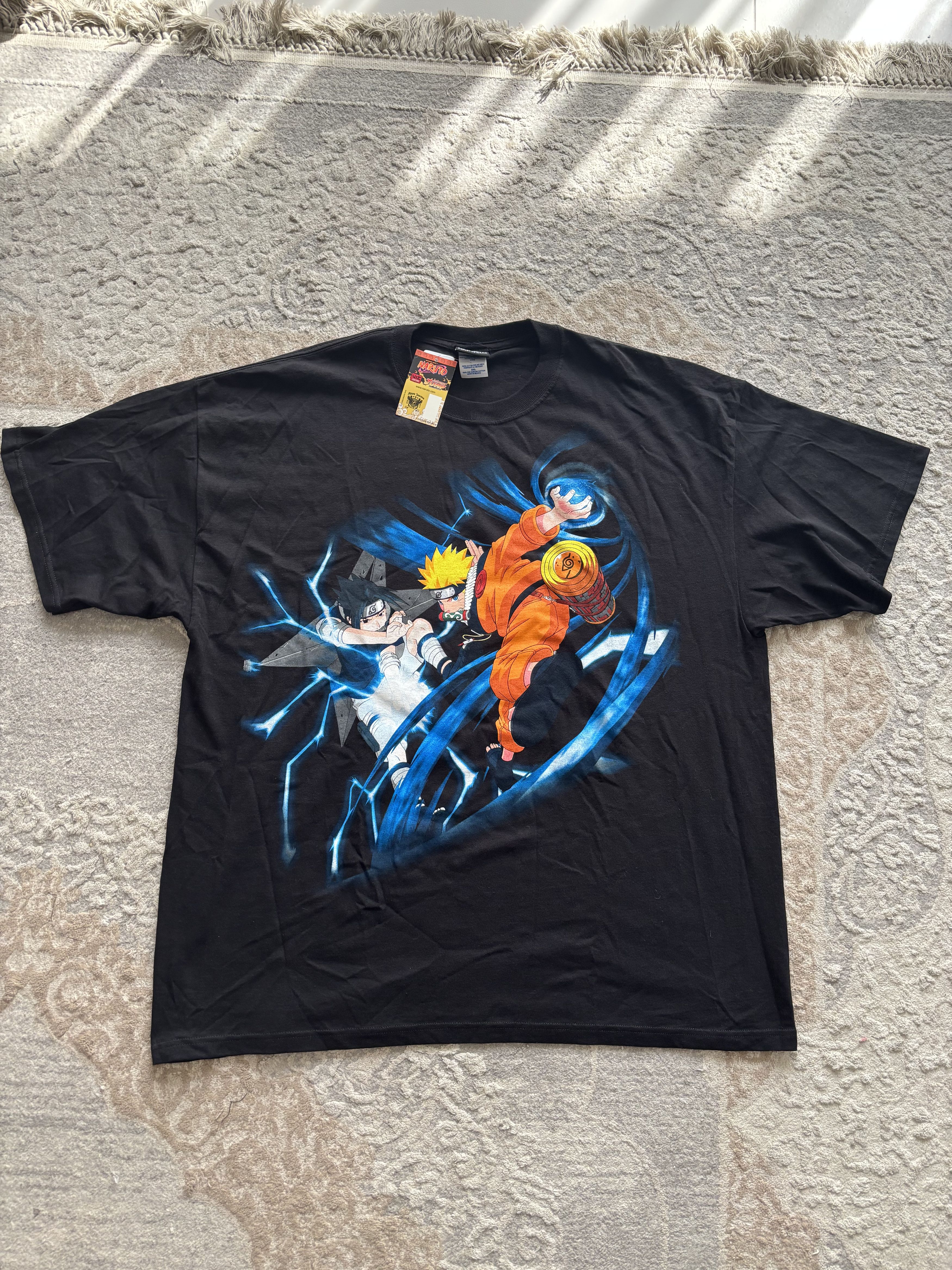 Vintage 2002 Shonen Jump Naruto x Sasuke T-Shirt