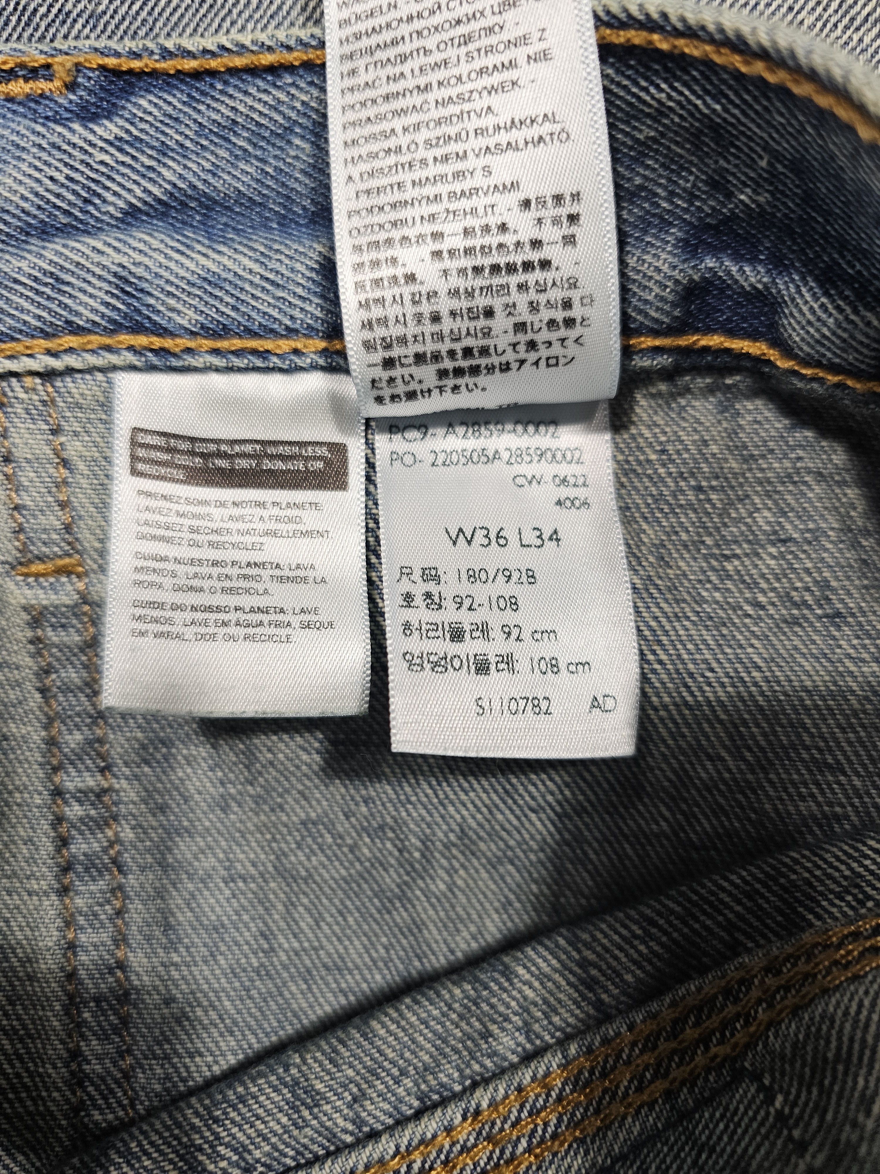 Levi's × Reese Cooper New Levi's x Reese Cooper Straight Fit Jeans Denim W36L34 Size US 36 / EU 52 - 11 Thumbnail