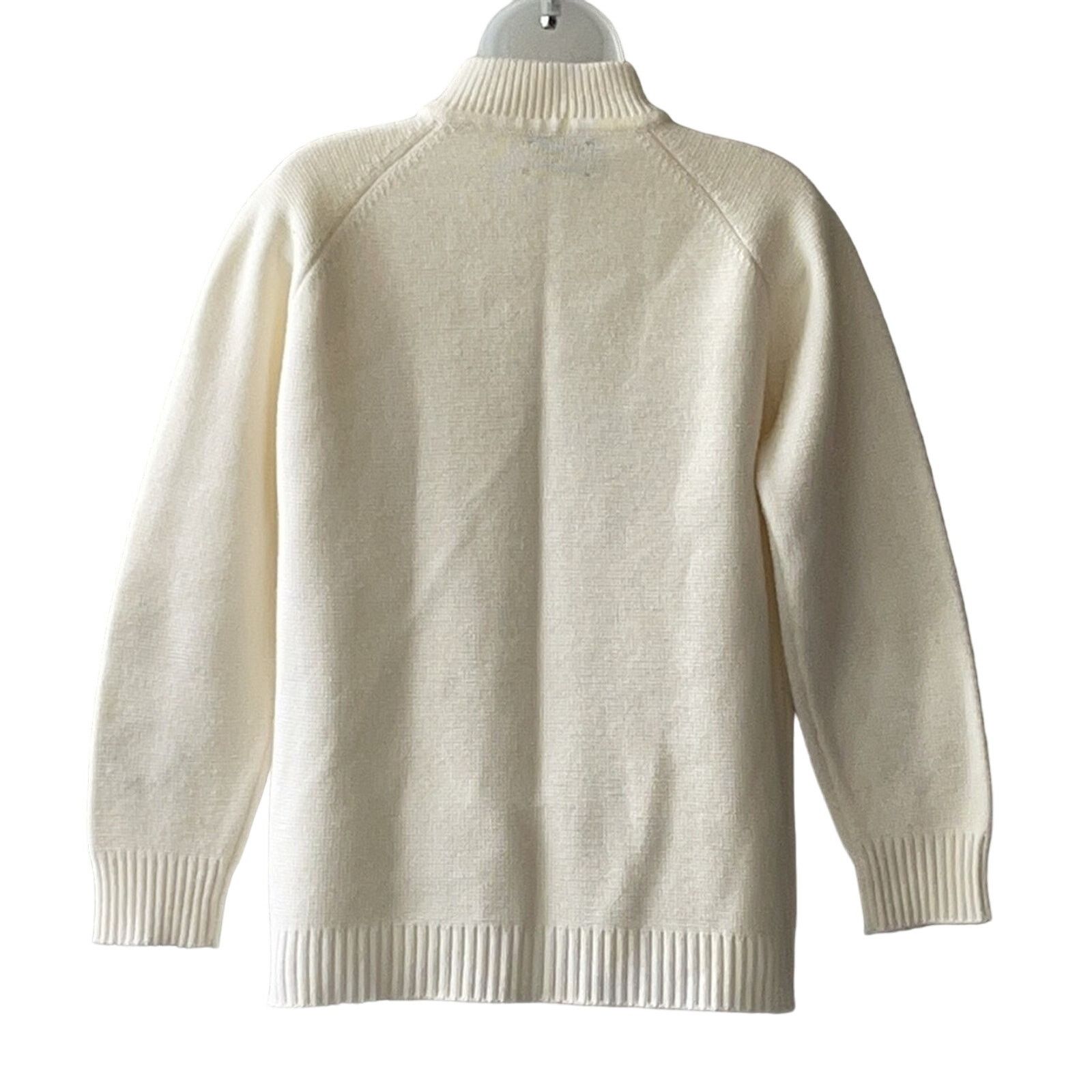 Vintage VINTAGE 60s LeRoy Knitwear Nautical Zipped Cardigan Size Med Size M / US 6-8 / IT 42-44 - 6 Thumbnail