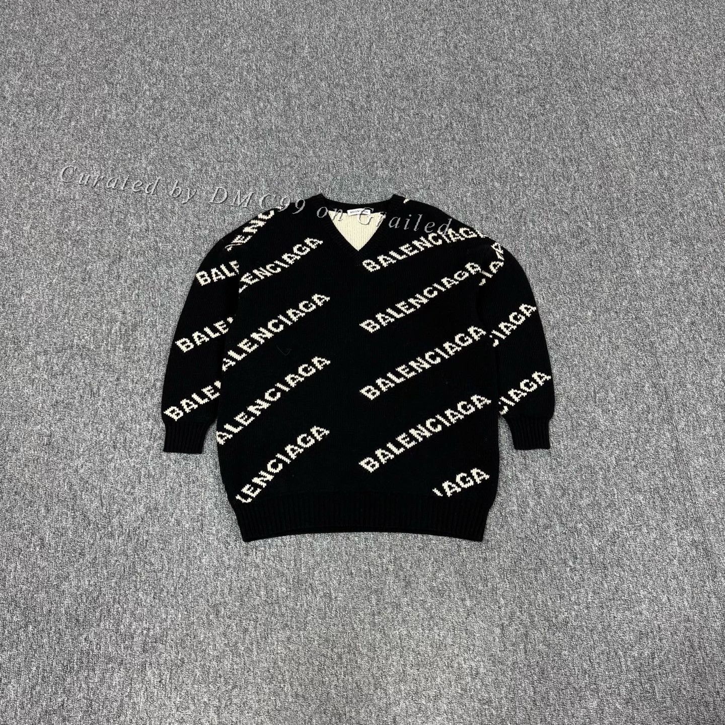 Balenciaga Balenciaga All-over Print Knit Cardigan Size XXS / US 00 / IT 34 - 1 Thumbnail