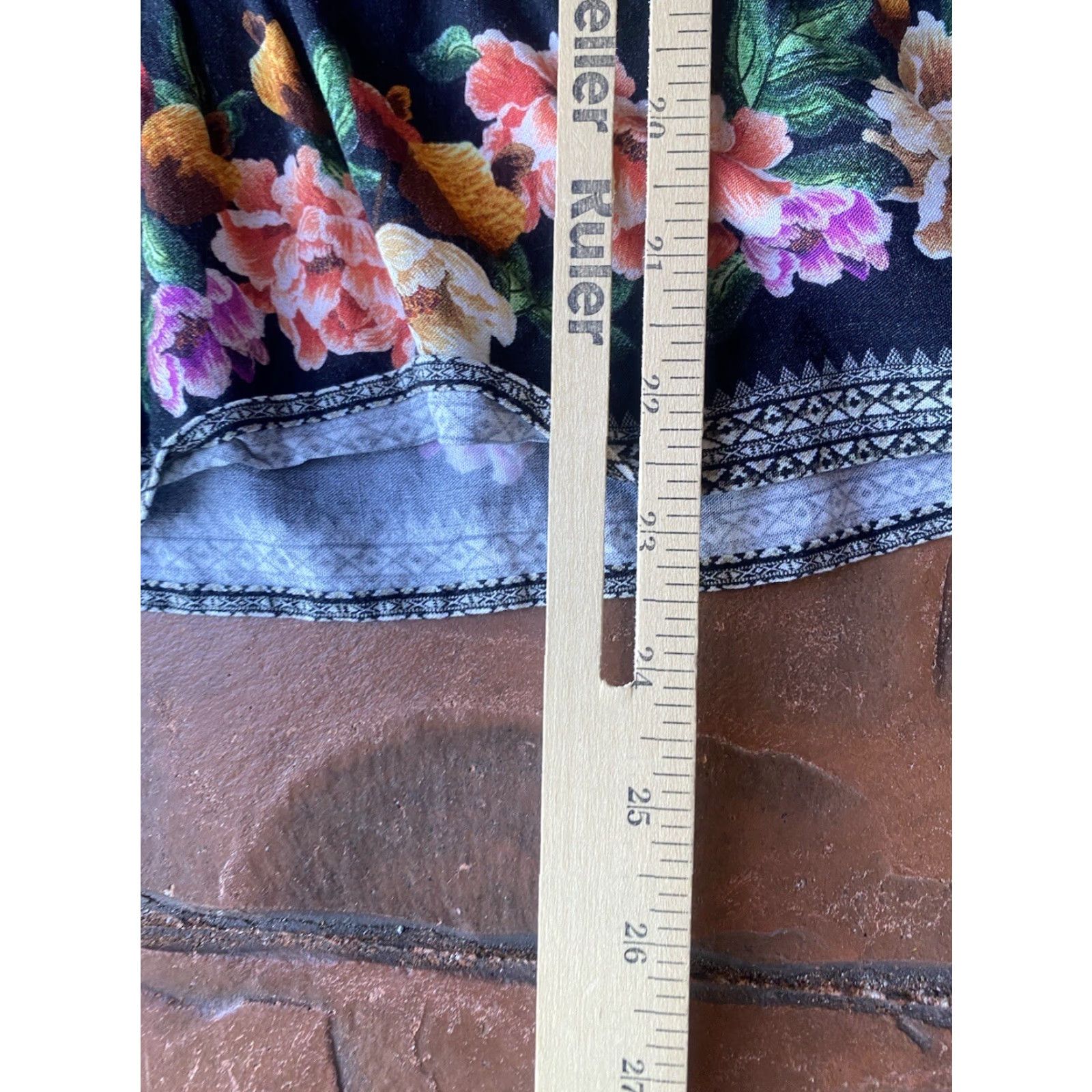 Farm Rio Farm Rio Anthropologie Mikah Blouse Ladies Medium Multicolor Floral Halter Top Ruffle Sleeveless High Neck Flower Size M / US 6-8 / IT 42-44 - 6 Thumbnail