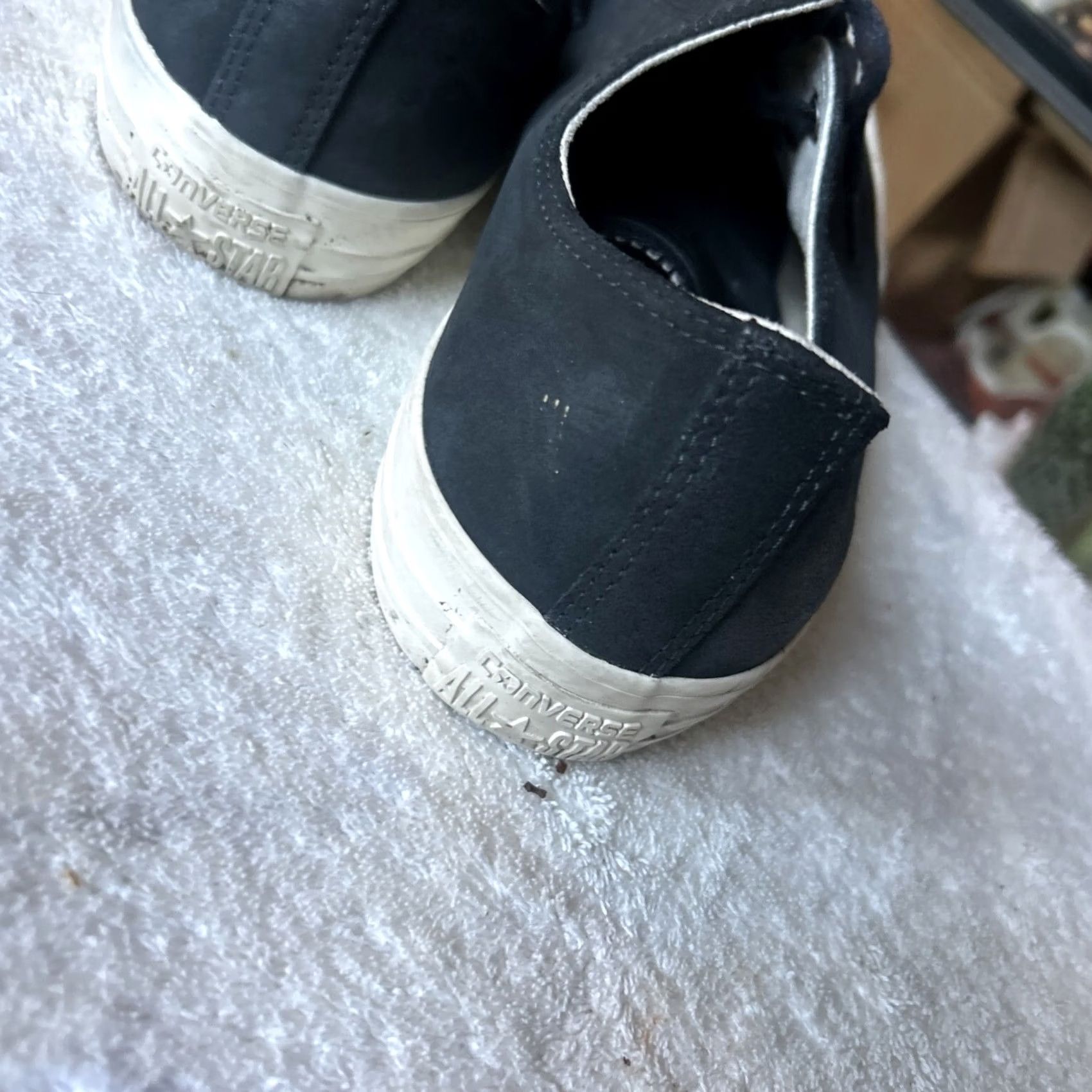 Converse Converse CTAS OX Sneaker Men 13 Black Driftwood Nubuck Rubber Comfort Casual Shoes M CTAS OX Universities - Size US 13 / EU 46 - 7 Thumbnail
