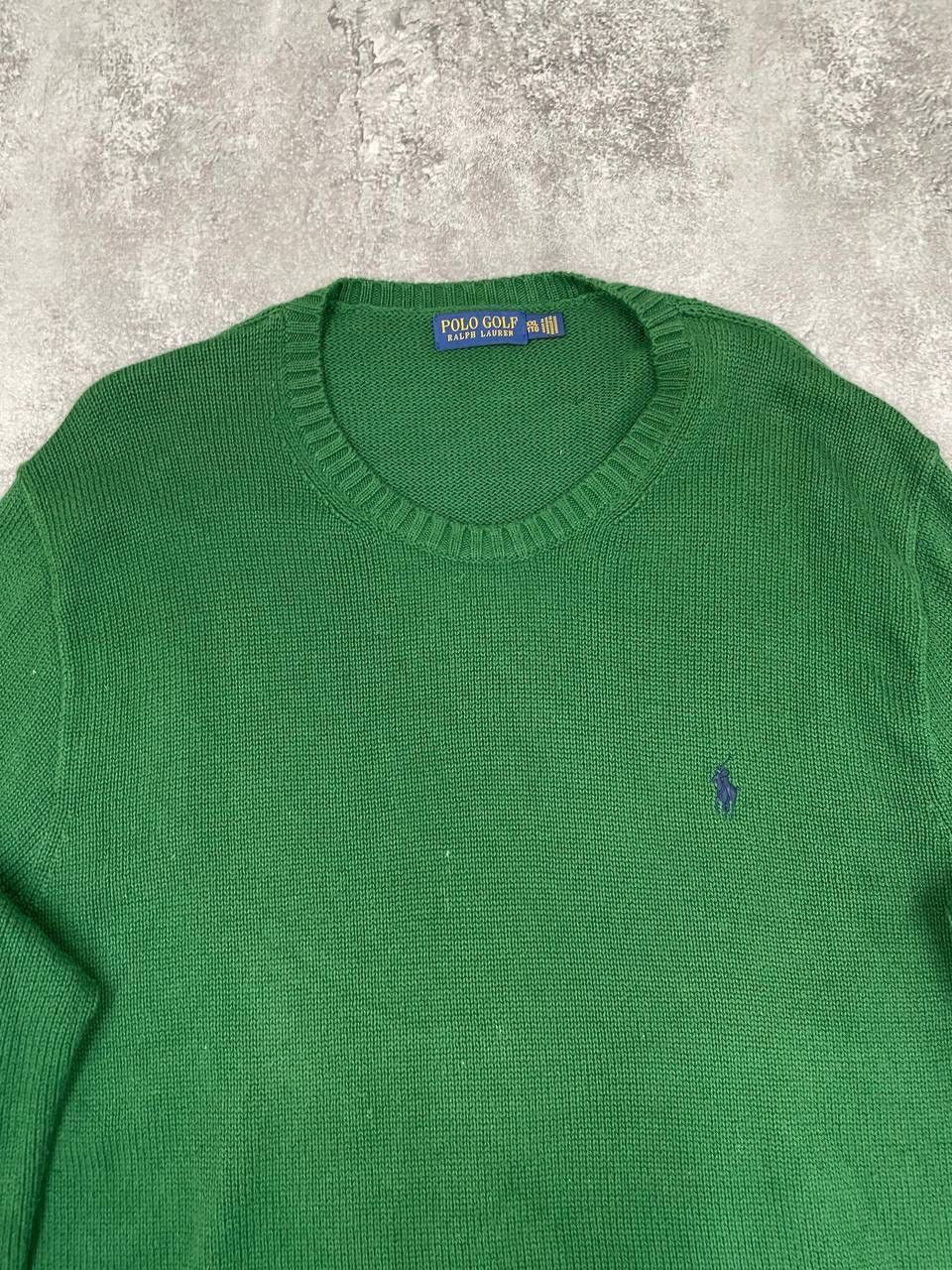 Polo Ralph Lauren Polo Ralph Lauren Golf Men Cotton Knit Sweater GreenCrewneck Size US XXL / EU 58 / 5 - 2 Thumbnail