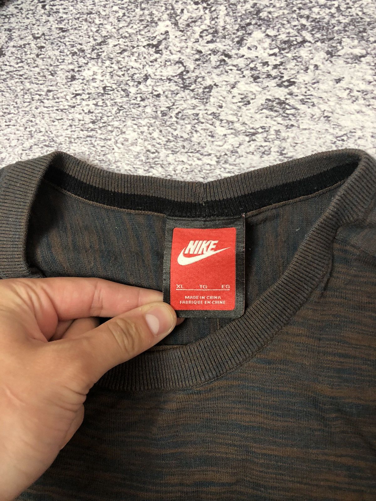 Nike × Vintage Mens t-shirt Nike tech flies size Xl drill casual ykk Size US XL / EU 56 / 4 - 4 Thumbnail