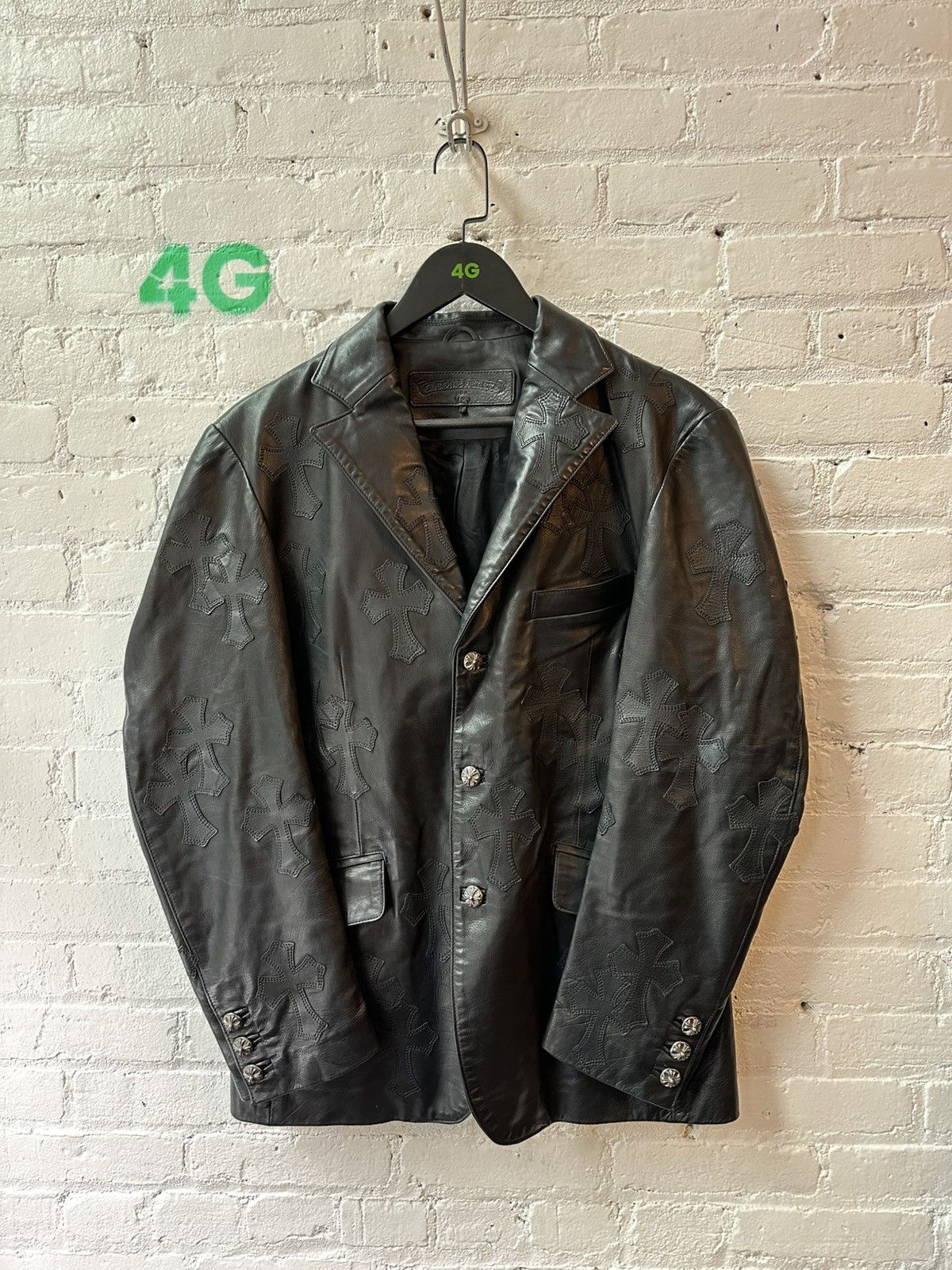 Chrome Hearts CHROME HEARTS 60 CROSS FLOODED JACKET Size US L / EU 52-54 / 3 - 3 Thumbnail