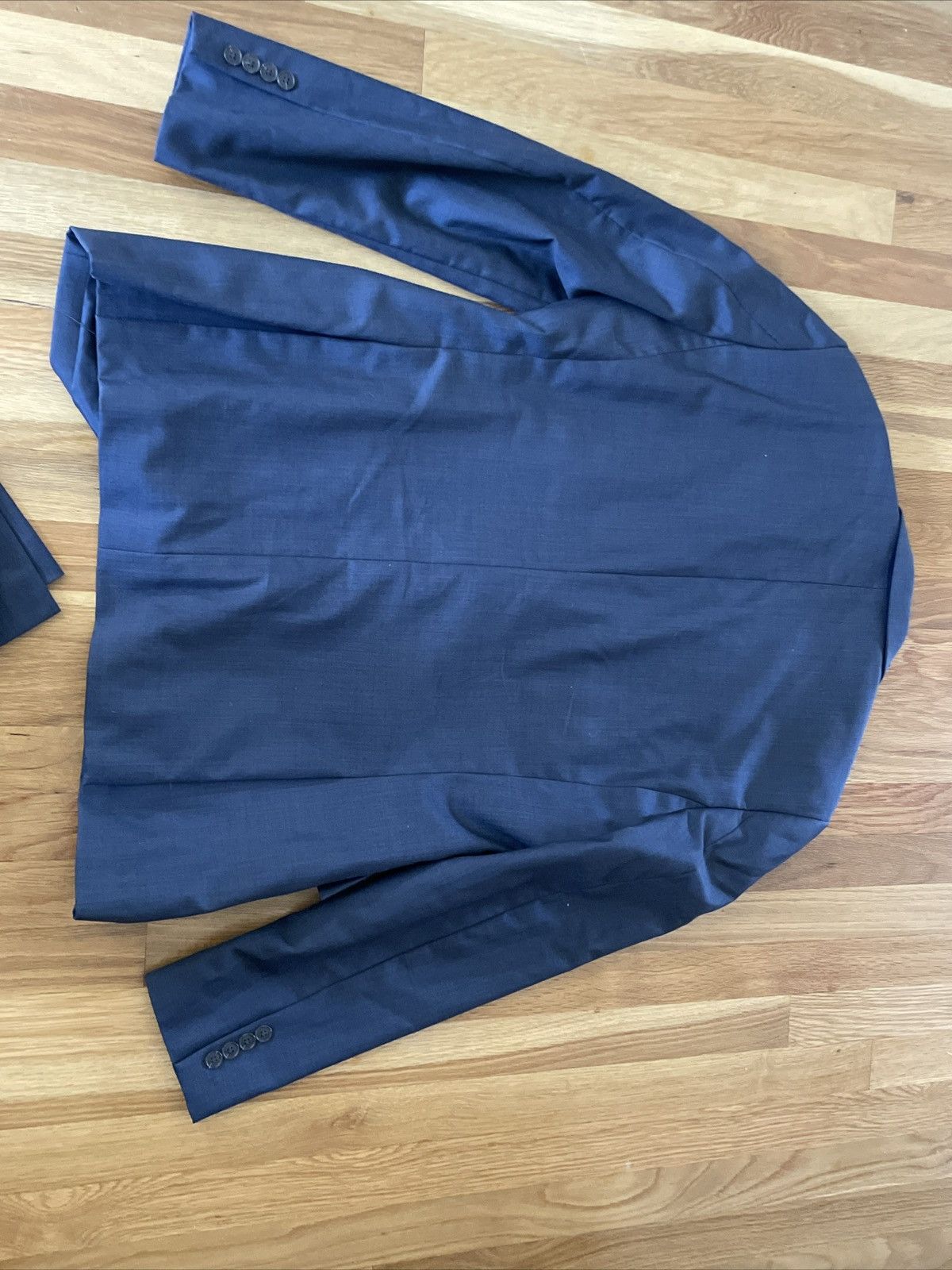 J.Crew J Crew Thompson Fit 44L Blue Suit 35x34 Pants Size 44L - 8 Thumbnail