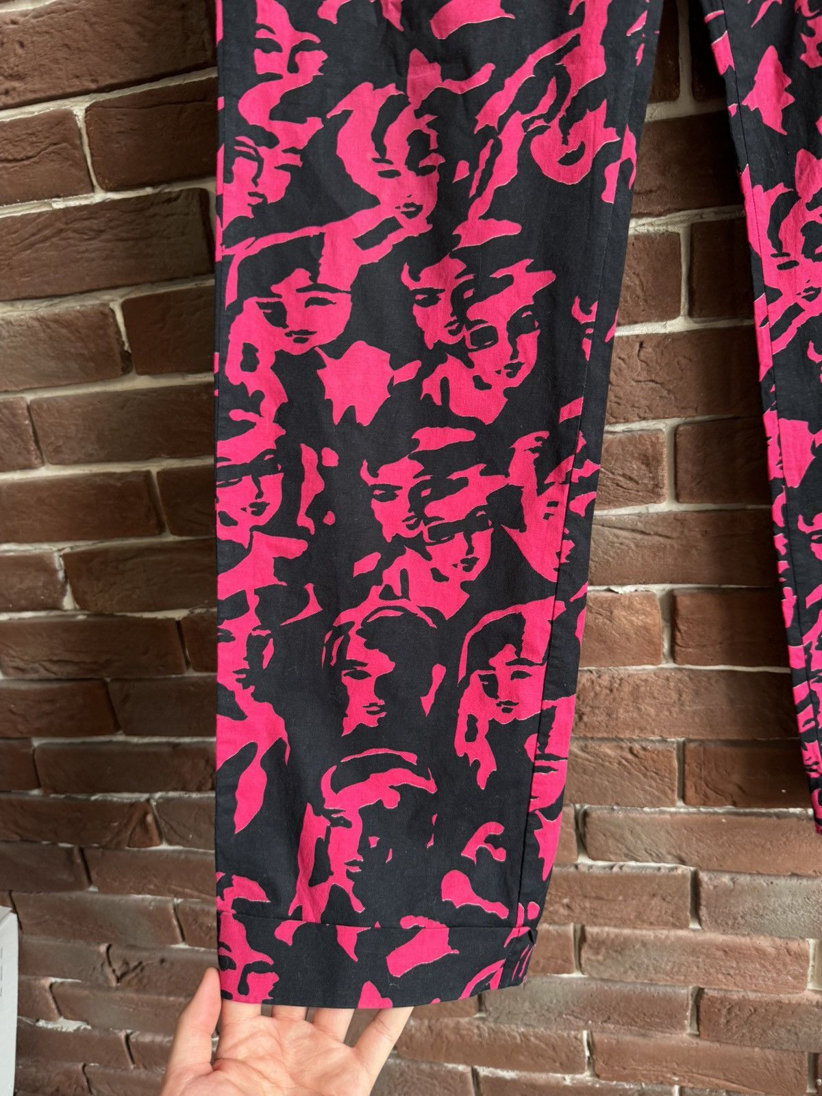 Just Cavalli Rare Vintage Just Cavalli Pixel Face Archive Pants Size US 28 / EU 44 - 4 Thumbnail