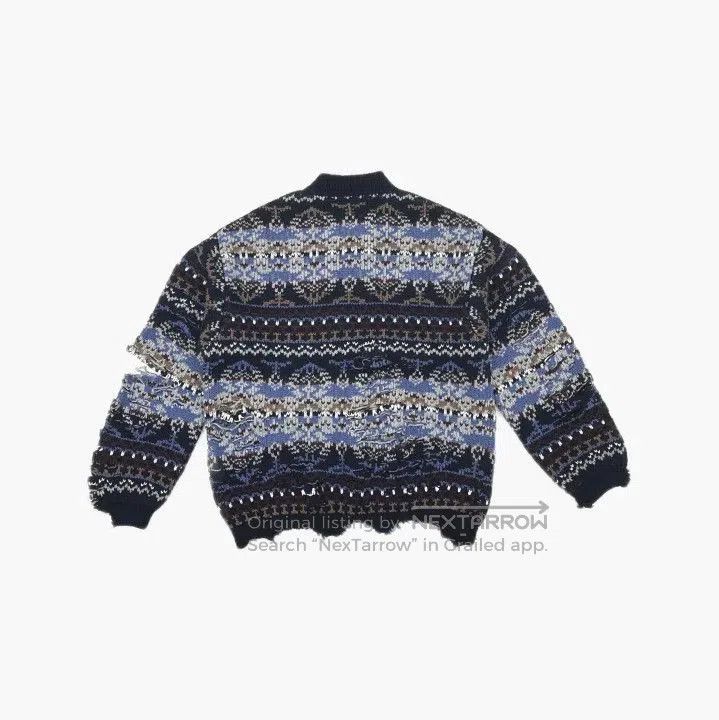 Balenciaga Balenciaga Distressed Blue Long Sleeve Sweater. Size US S / EU 44-46 / 1 - 3 Thumbnail