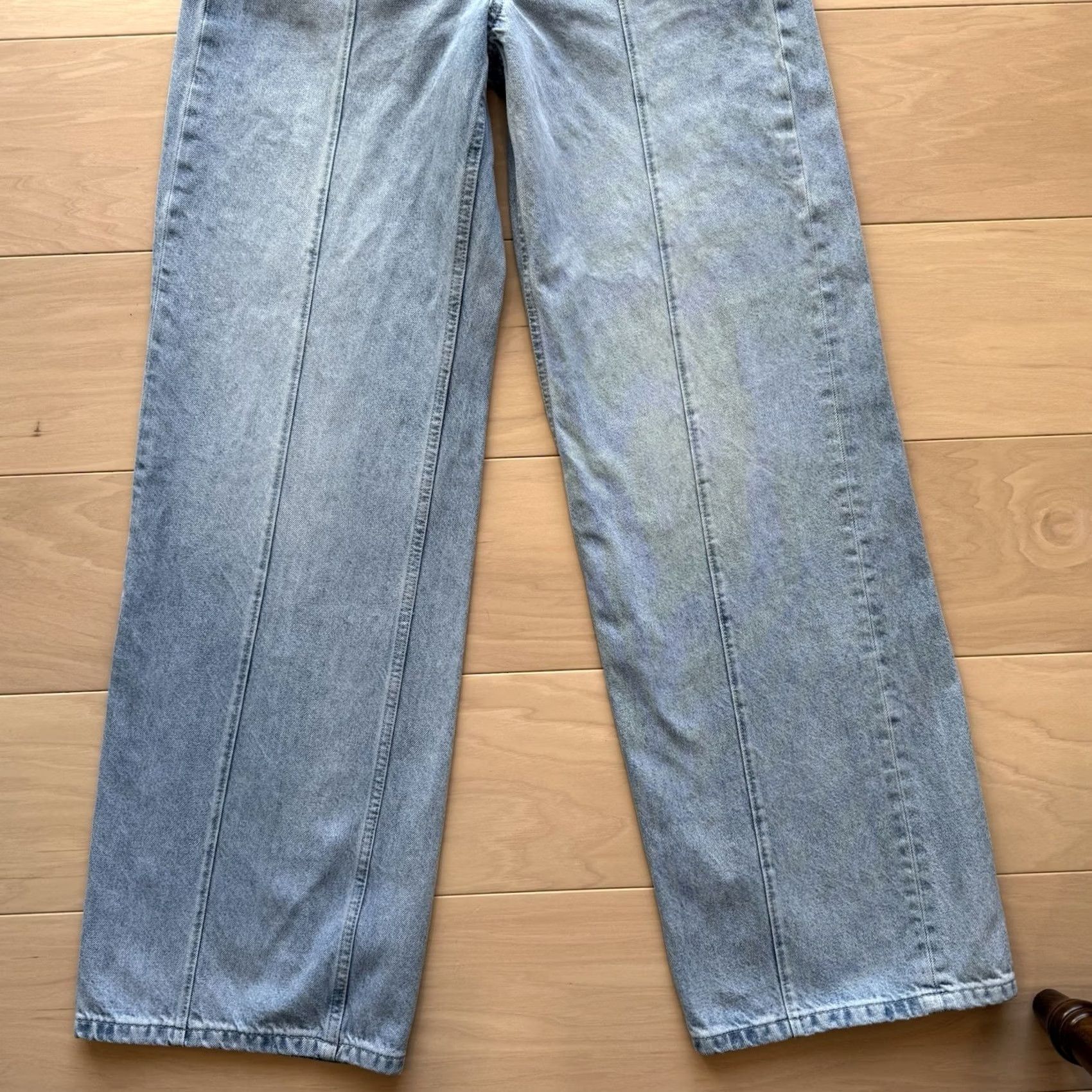Banana Republic Banana Republic Jeans Women's 30 Blue Flare Bell Bottom Glam 90s New York Denim Cotton Zip Button Pocket Womens Regular Size 30- Inseam 33 in Size 30" / US 8 / IT 44 - 4 Thumbnail