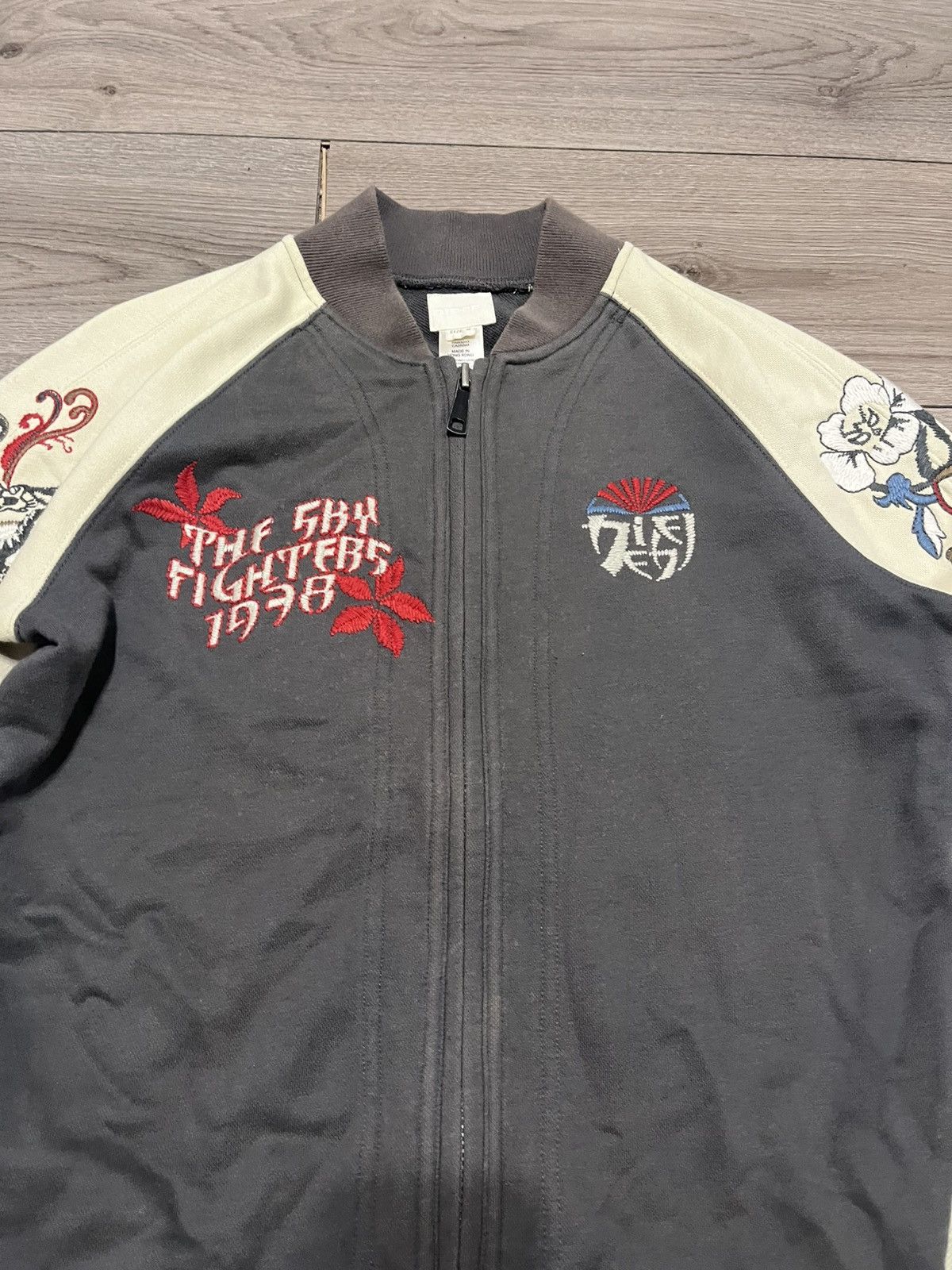 Diesel Vintage Y2K Diesel Vandals logo Zip bomber Size US M / EU 48-50 / 2 - 2 Thumbnail