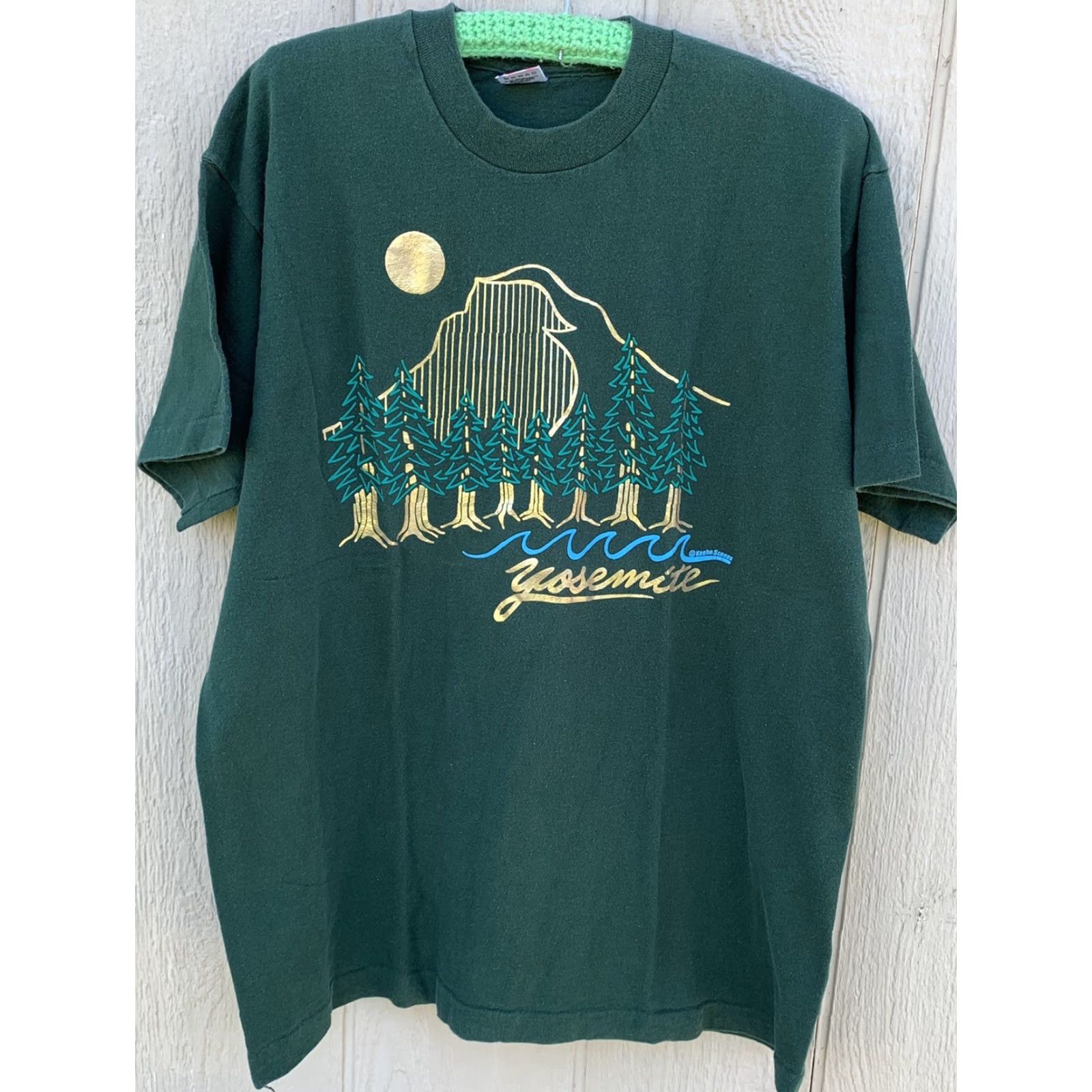 Fruit Of The Loom VINTAGE Yosemite t shirt c Keehn Scenes size XL adult single stitch graphic tee Size US XL / EU 56 / 4 - 2 Thumbnail