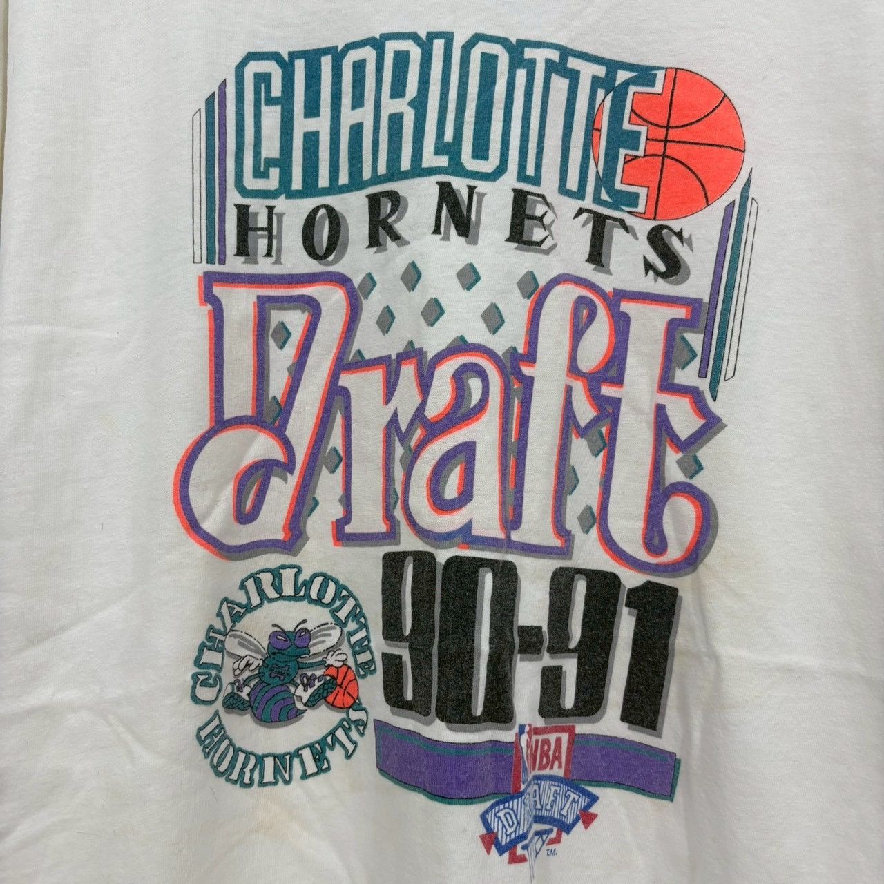 Vintage Vintage 90s Charlotte Hornets shirt size XL wts03 Size US XL / EU 56 / 4 - 3 Thumbnail