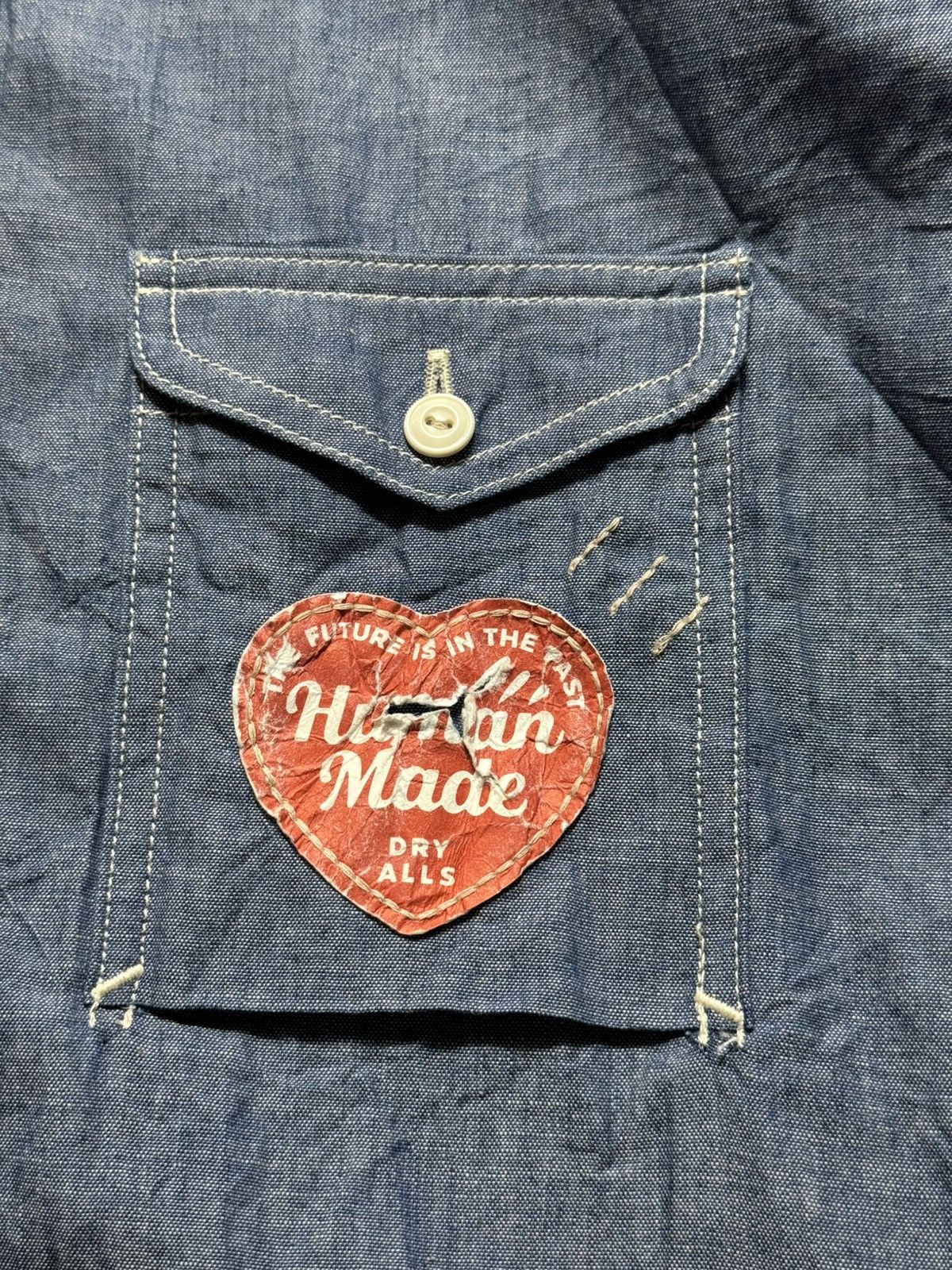 Human Made Human Made - Chambray Button Up L/s Size US M / EU 48-50 / 2 - 5 Thumbnail