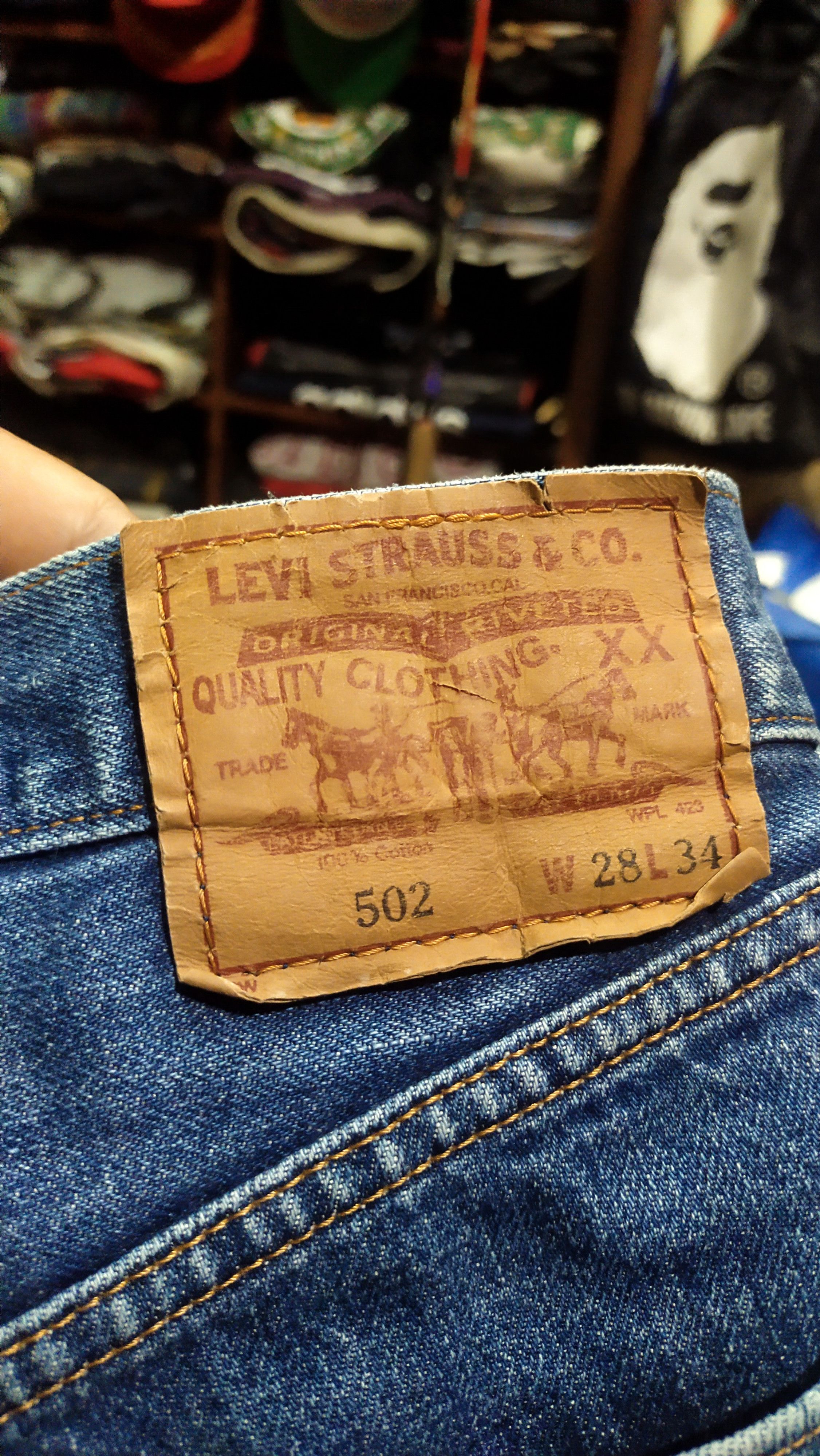 Levi's Levis USA 502 Selvedge Jeans Size US 28 / EU 44 - 2 Thumbnail