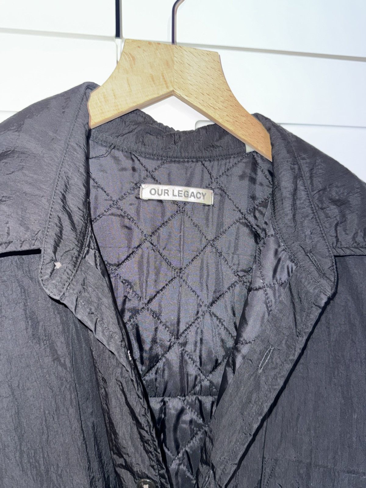 Our Legacy Our Legacy Tech Borrowed Jacket Padded Black Size US S / EU 44-46 / 1 - 3 Thumbnail