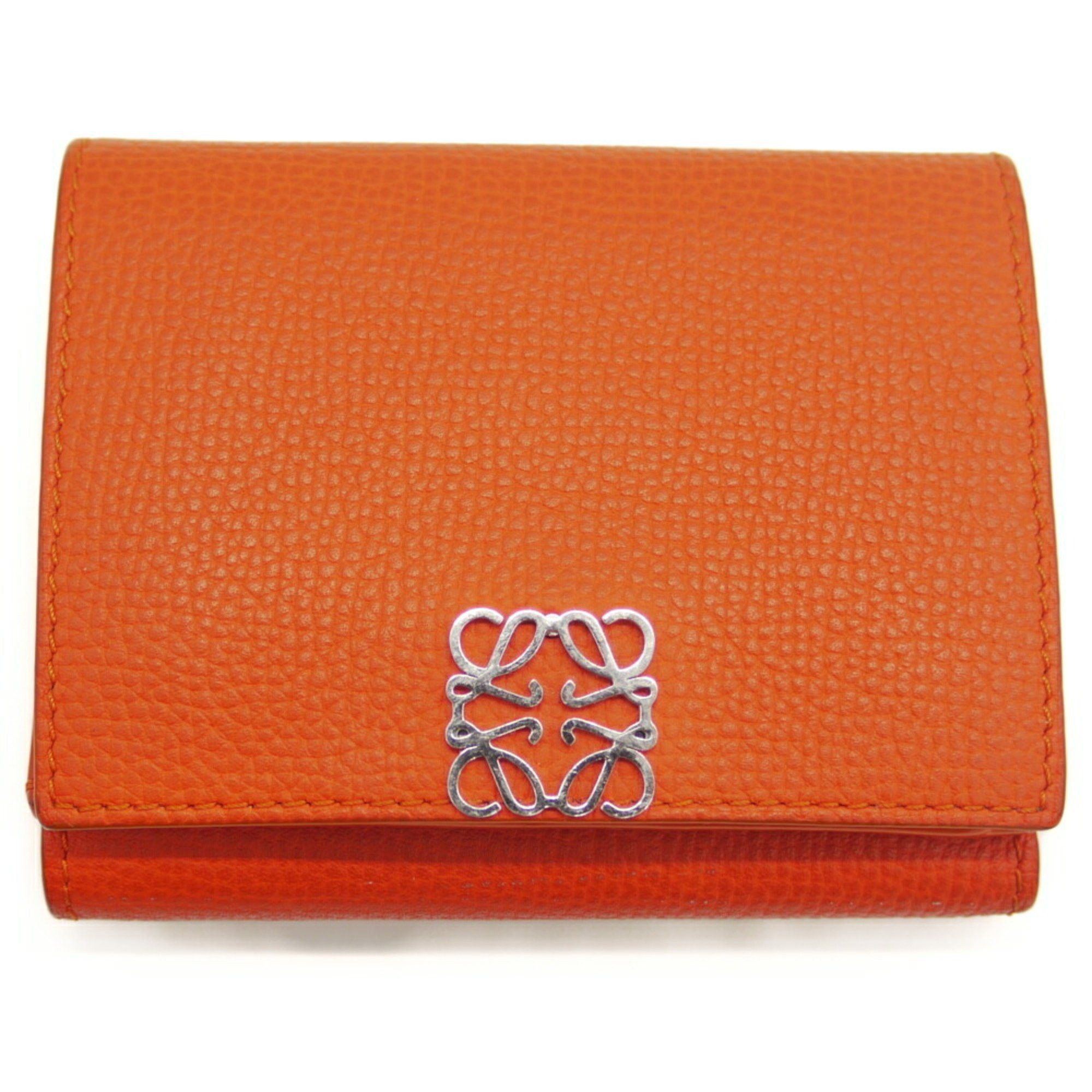 LOEWE Anagram Trifold Wallet Orange C821SS33X07