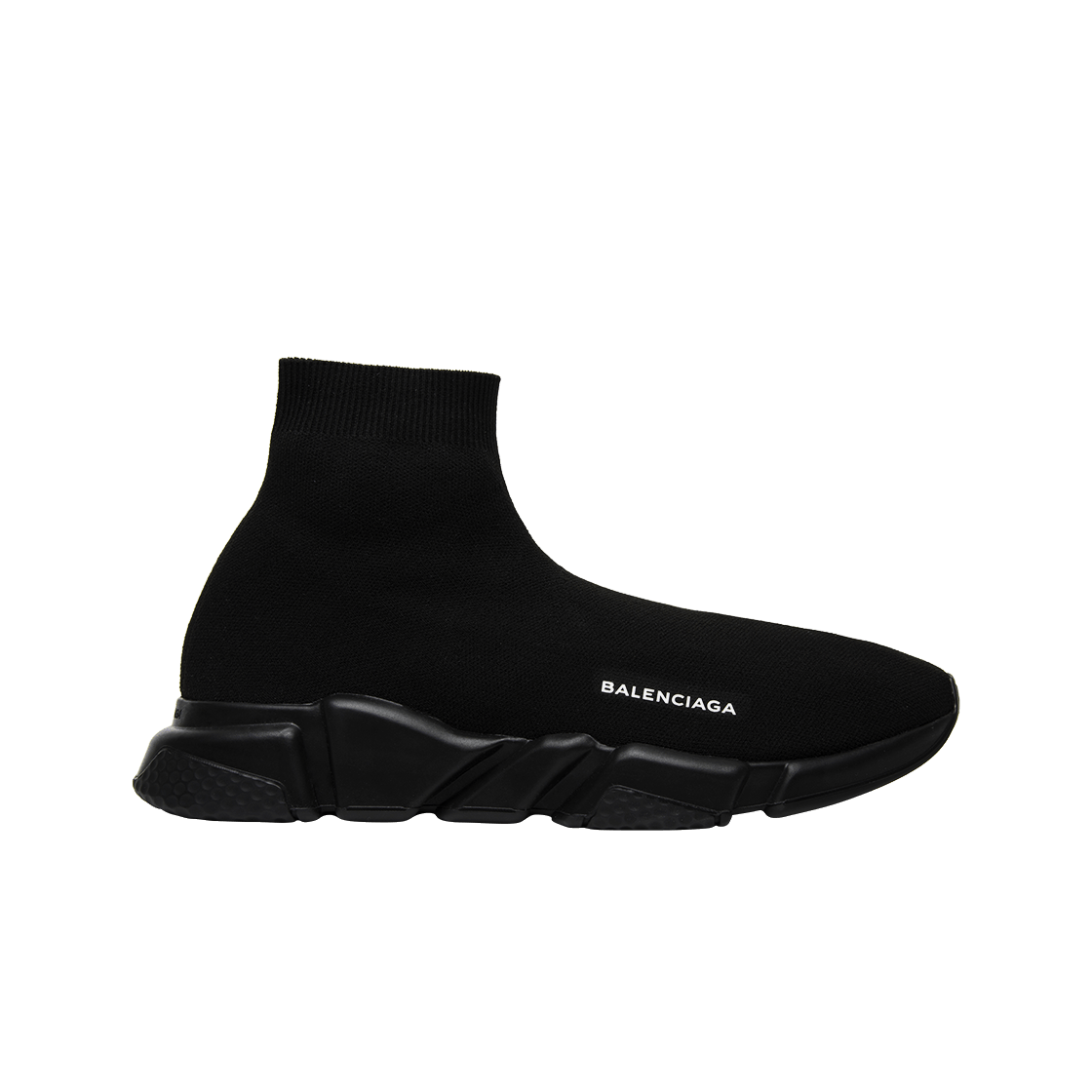 Balenciaga o1tr1nto0525 Speed Recycled Knit Sneakers in Black Size US 11 / EU 44 - 1 Thumbnail