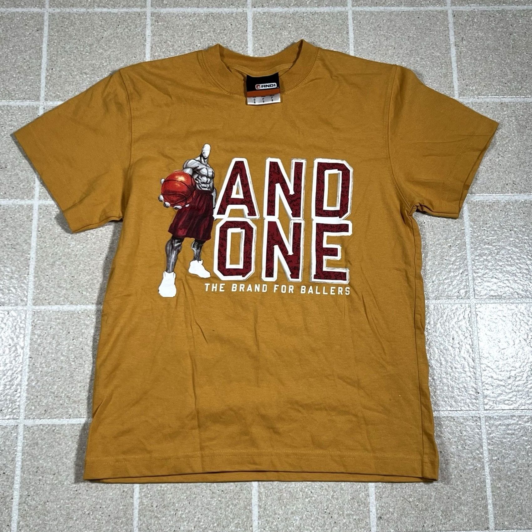 Vintage VINTAGE And 1 T-Shirt Mens Small Short Sleeve Crew Neck Red Logo Basketball Graphic Y2K 2000s Size US S / EU 44-46 / 1 - 2 Thumbnail