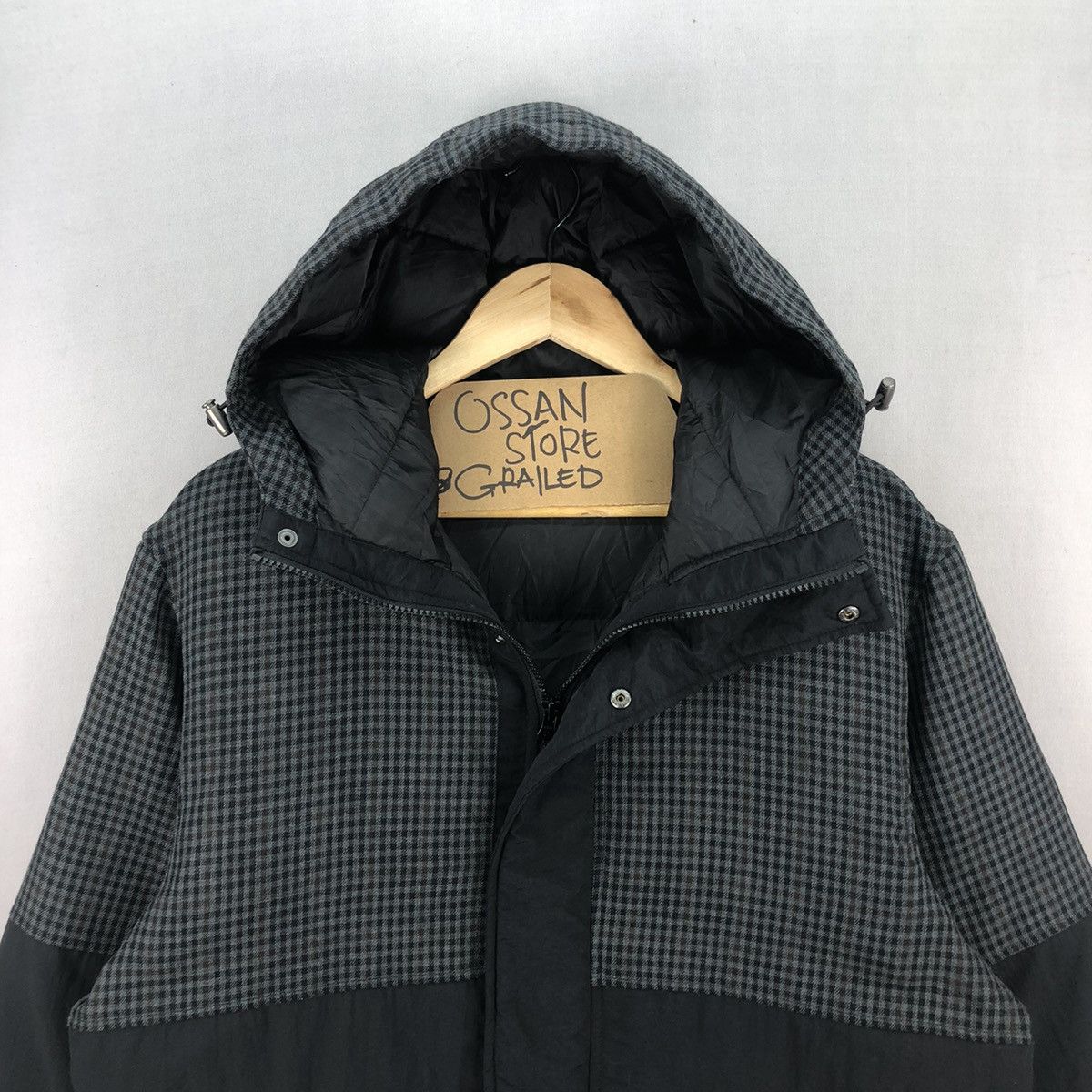 Takeo Kikuchi The Shop TK Checkered Gorpcore Hoodie Puffer Jacket Size US L / EU 52-54 / 3 - 4 Thumbnail