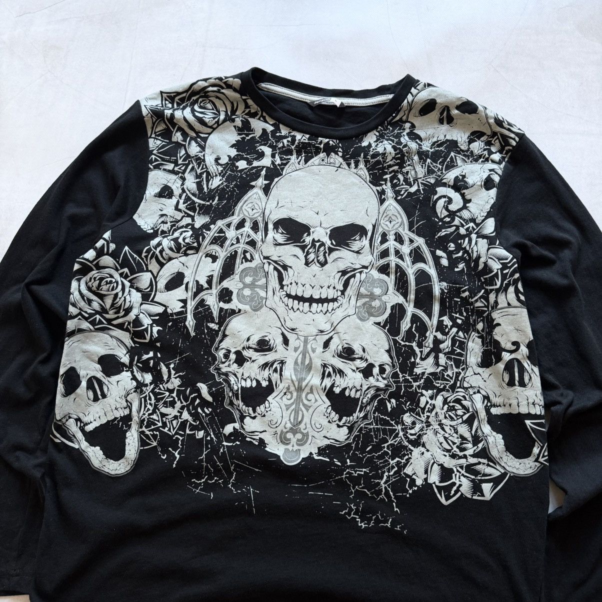 Hysteric Glamour Skeleton Y2K Hysteric Glamour Style Long Sleeve T-shirt Tee Size US L / EU 52-54 / 3 - 2 Thumbnail