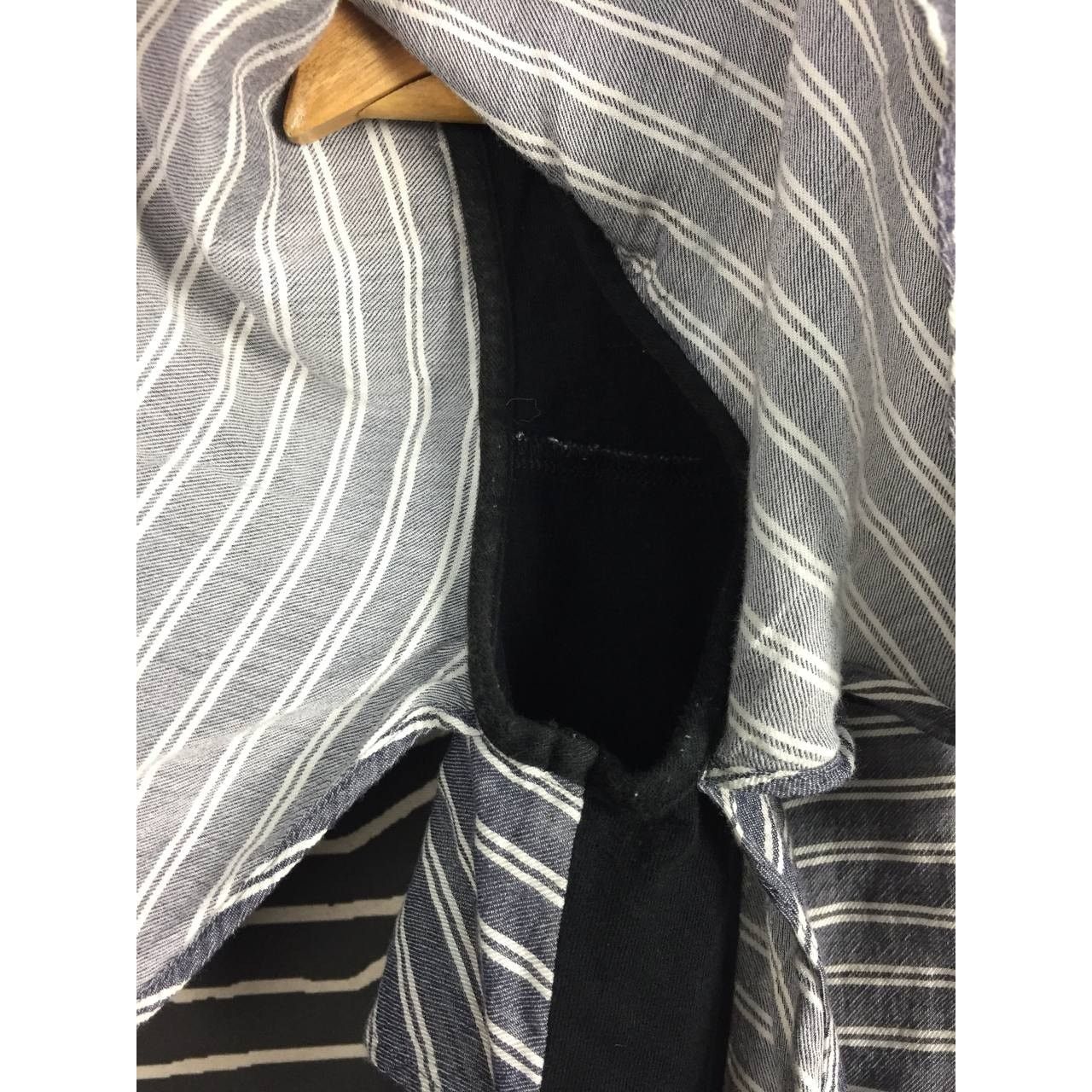 Japanese Brand Vin Japanese Brand Cut & Sew Striped Ruffle Tee Size S / US 4 / IT 40 - 5 Thumbnail