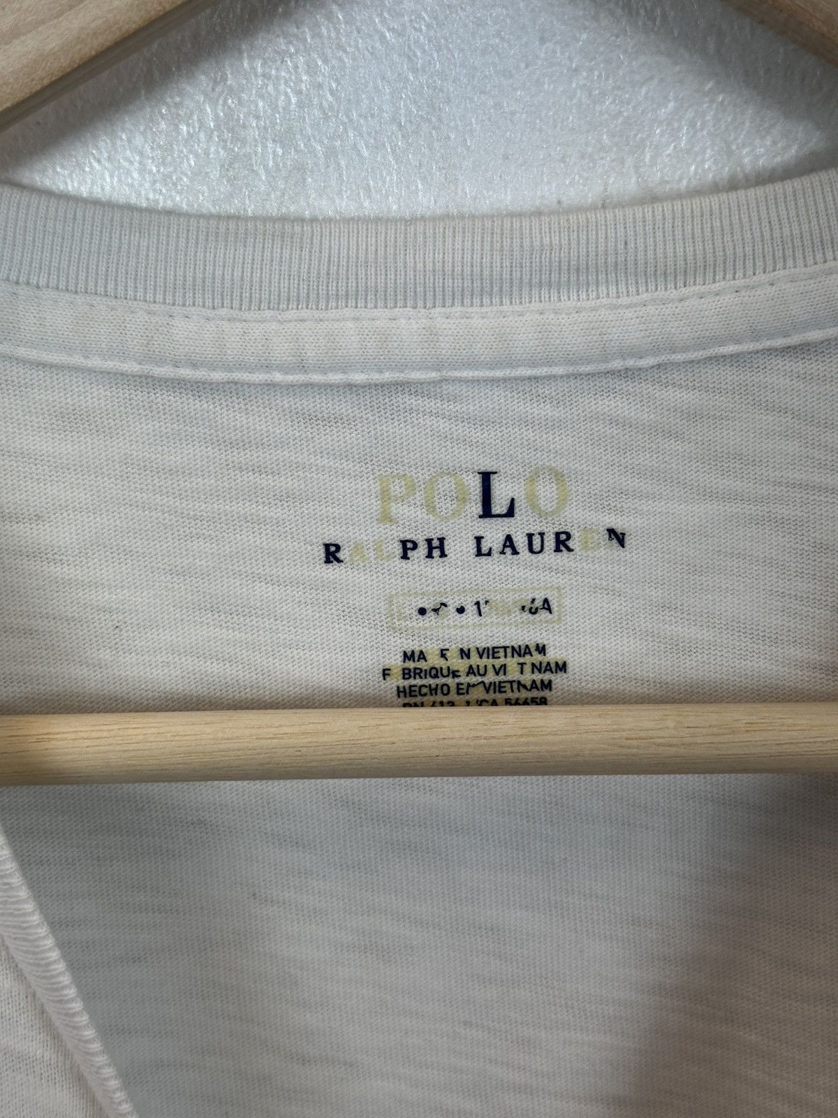 Polo Ralph Lauren Vintage Polo Ralph Lauren Big Logo Tee Size L / US 10 / IT 46 - 6 Thumbnail