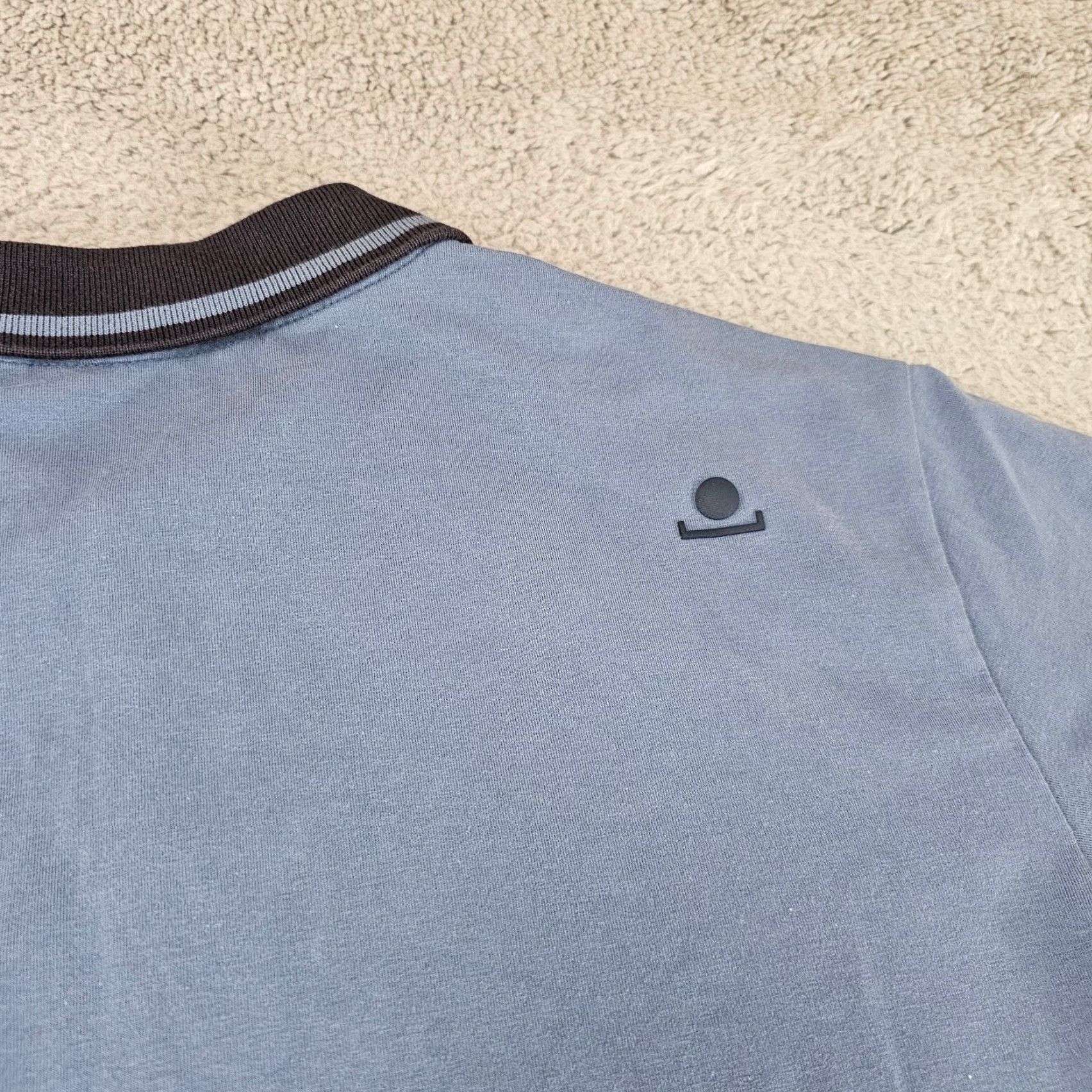 Vintage Radmor Polo Shirt Mens Size M Blue Striped Knit Golf Stretch Golfing Rugby Shirtossible? Size US M / EU 48-50 / 2 - 7 Thumbnail