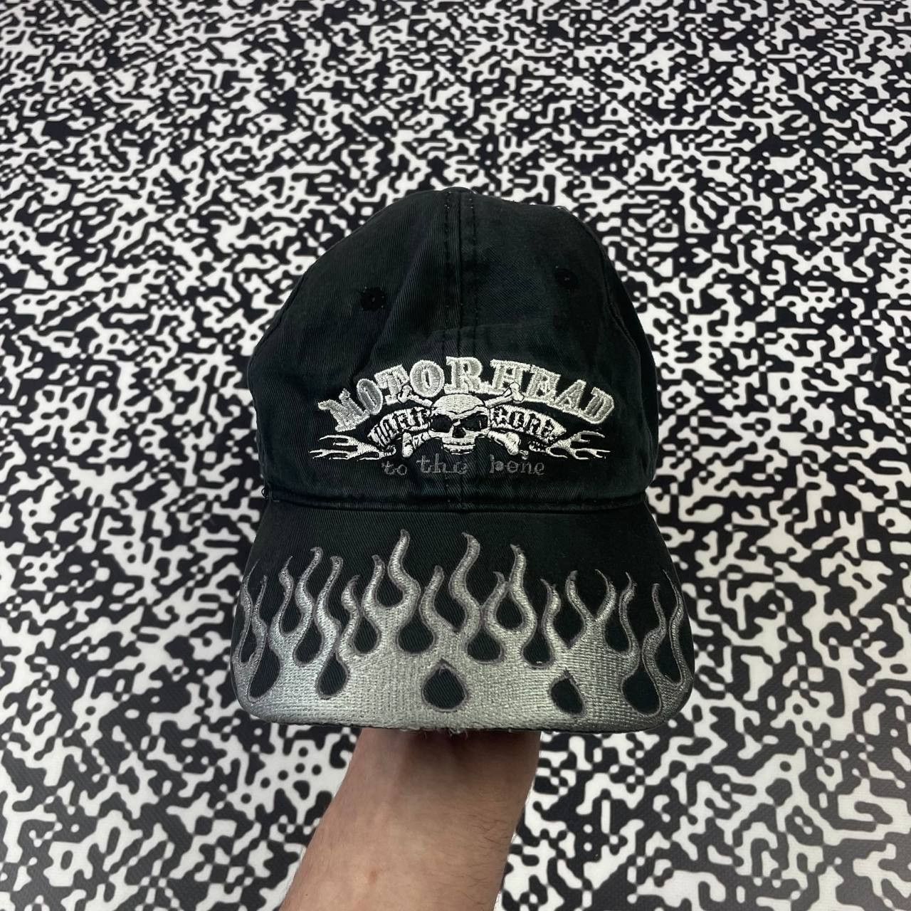 Band Tees Vintage Y2K Motorhead Band Rock Flame Logo Faded Cap Size ONE SIZE - 1 Thumbnail