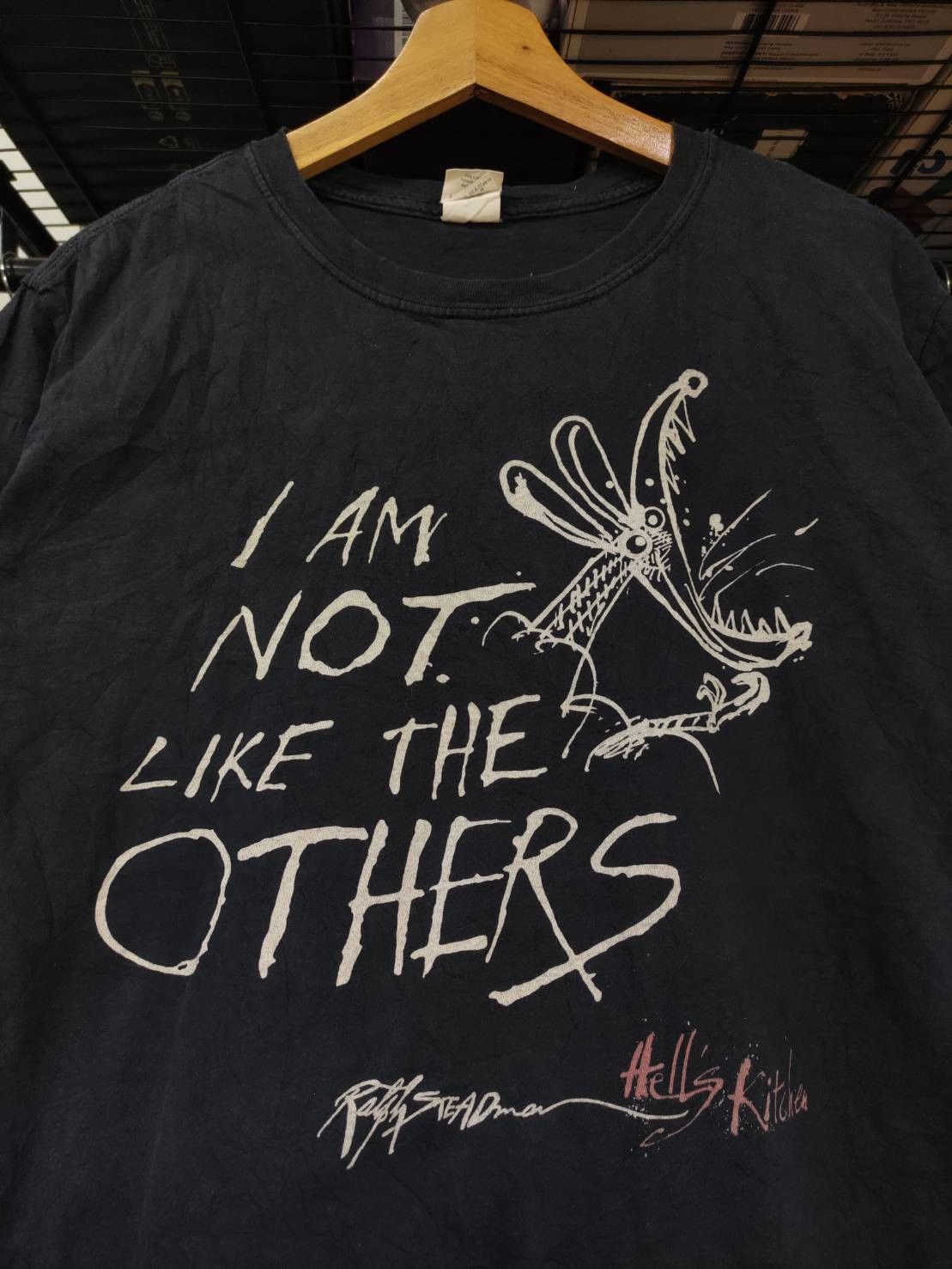 Vintage Ralph Steadman "I Am Not Like The Others" Hell's Kitchen Art Size US XL / EU 56 / 4 - 1 Thumbnail