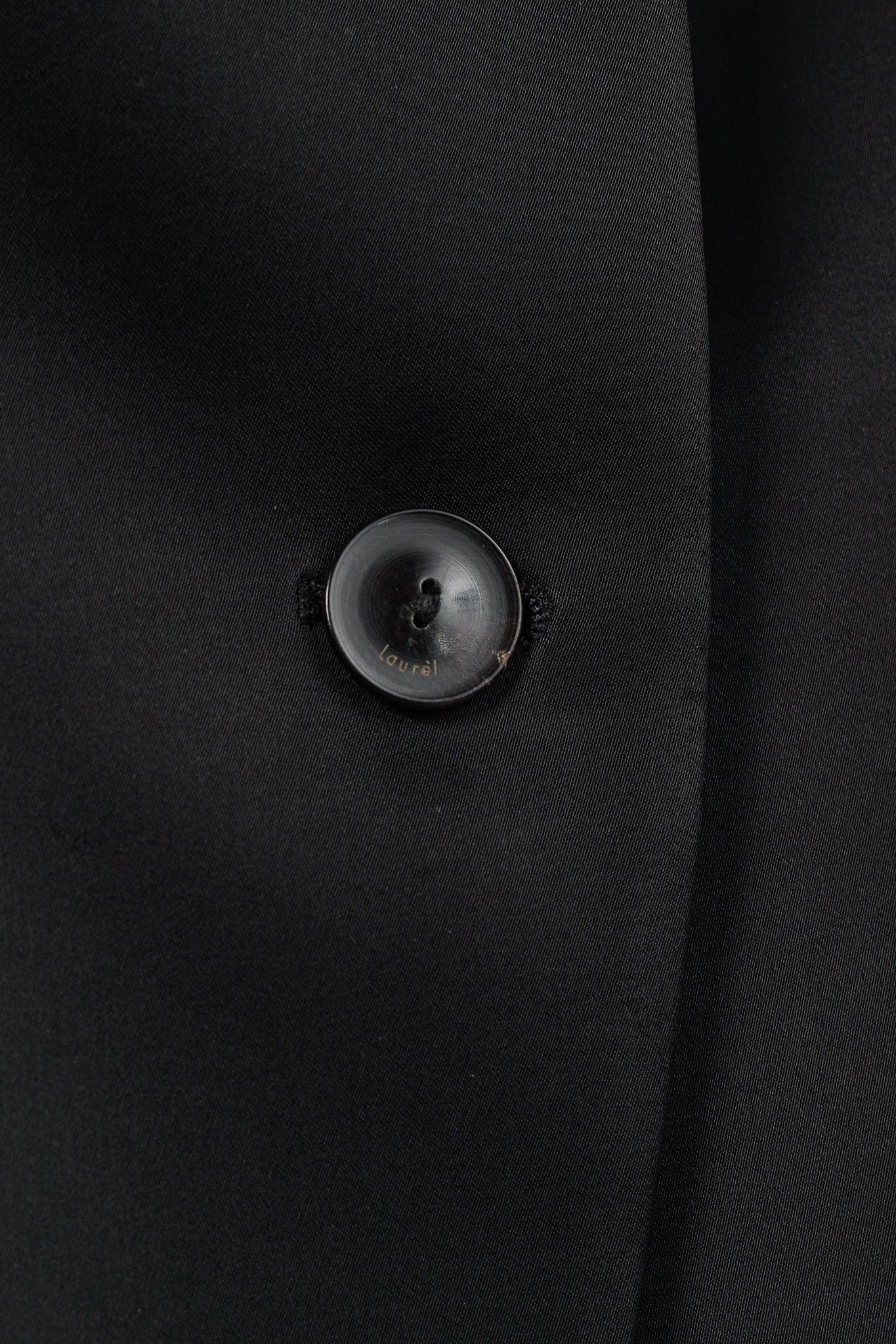 Laurel Laurel Black Wool & Satin Trim-Detail Blazer Size M / US 6-8 / IT 42-44 - 8 Thumbnail