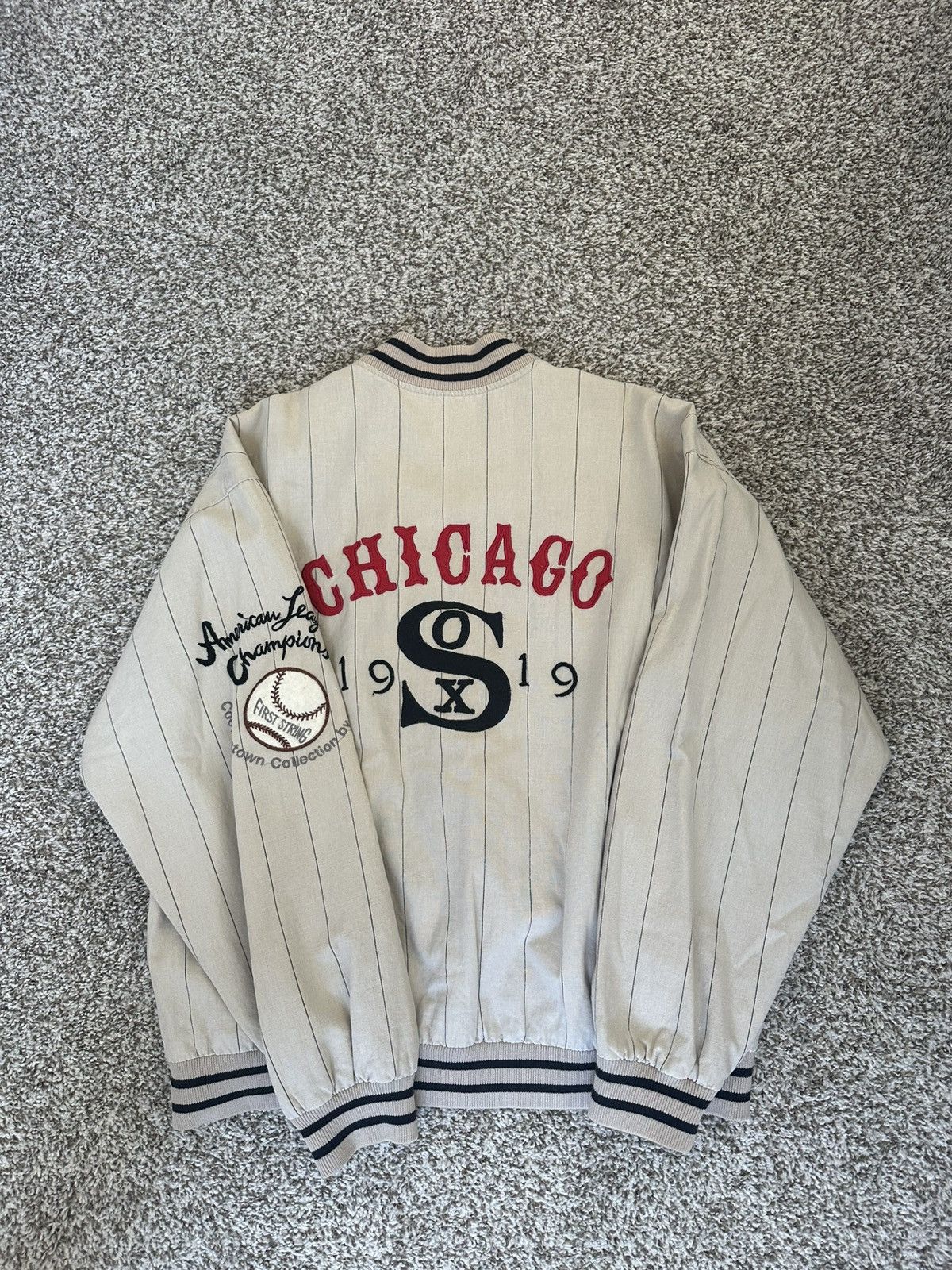 Other Vintage white Sox reversible bomber jacket Size US M / EU 48-50 / 2 - 4 Thumbnail