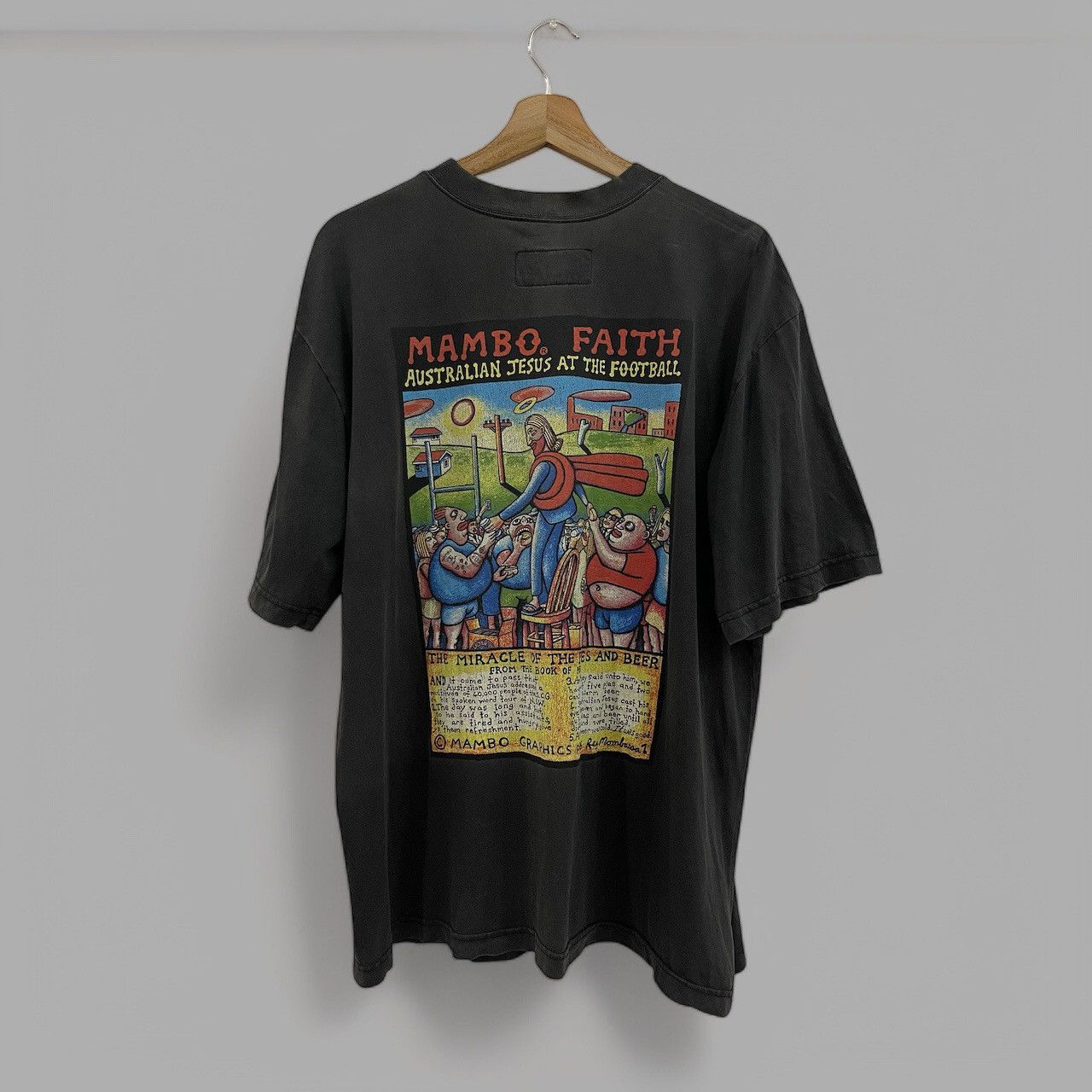 Mambo × Vintage 💸BINDING OFFER💸Vintage Mambo Faith Australian Graphics Tee Size US M / EU 48-50 / 2 - 2 Thumbnail