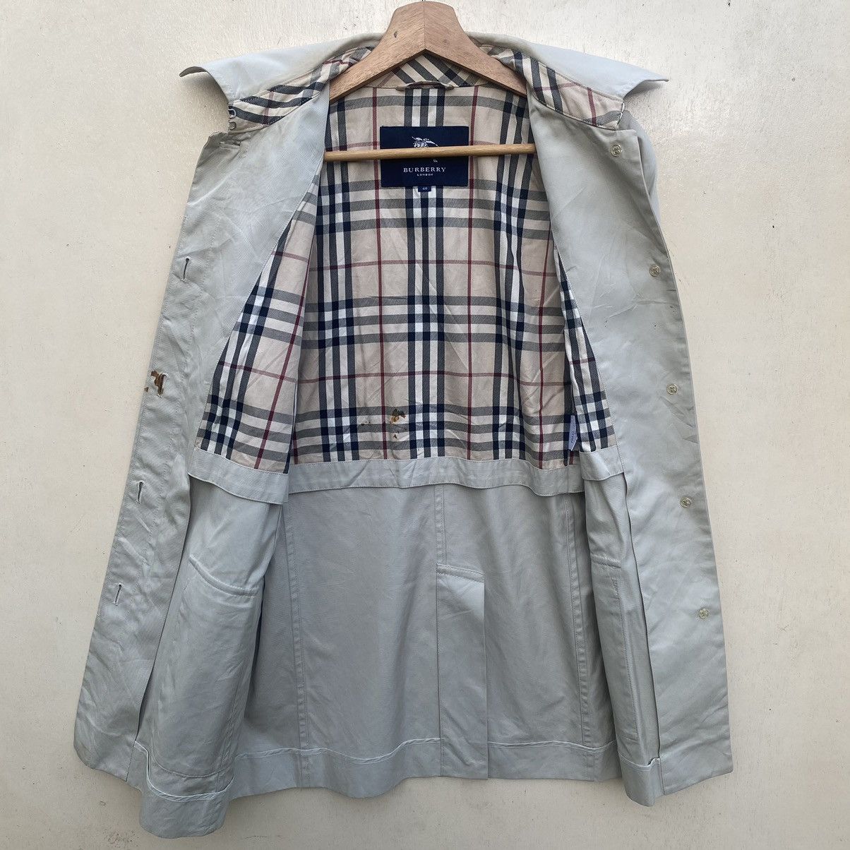 Burberry Burberry Nova Check Trench Coat Parka Size US M / EU 48-50 / 2 - 4 Thumbnail