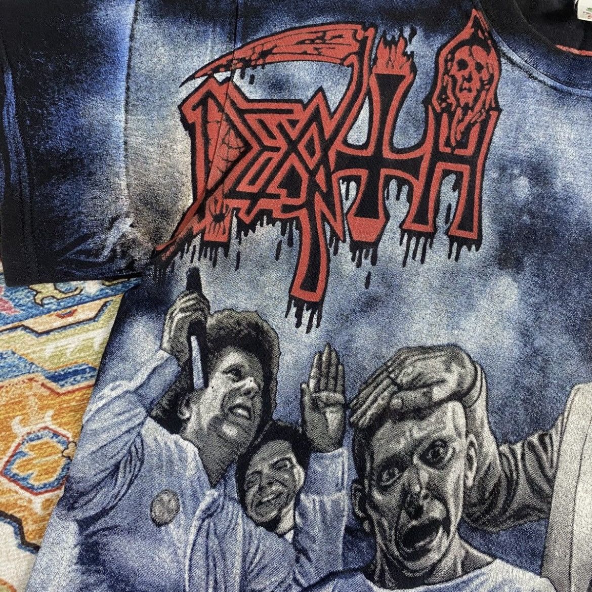 4GSELLER Vintage death " spiritual healing " band tee Size US M / EU 48-50 / 2 - 4 Thumbnail