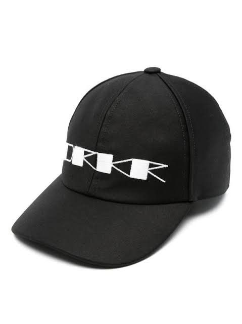 Rick Owens × Rick Owens Drkshdw RICK OWENS DRKSHDW BASEBALL CAP BLACK Size ONE SIZE - 1 Thumbnail