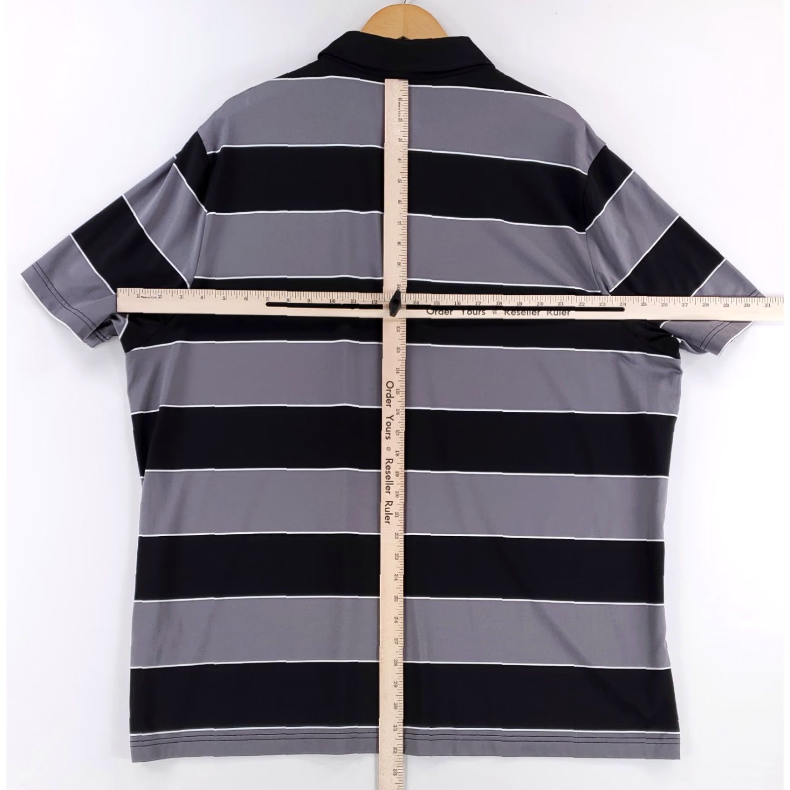 Lacoste Lacoste Sport Polo Shirt Short Sleeve Striped Mens 4XL Black White Multicolor FR9 Size US XXL / EU 58 / 5 - 5 Thumbnail
