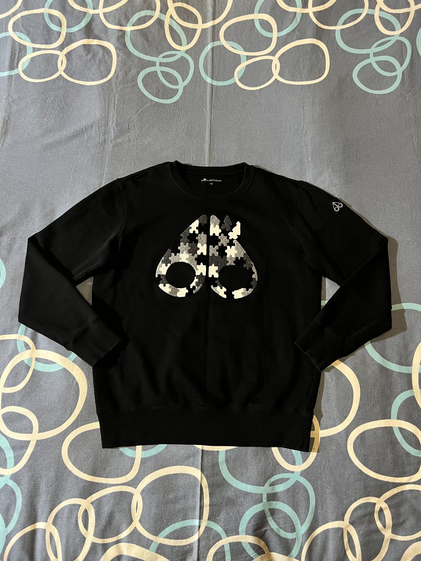 Moose Knuckles Moose Knuckles Camouflage Embroidered Hoodie Size US L / EU 52-54 / 3 - 1 Thumbnail