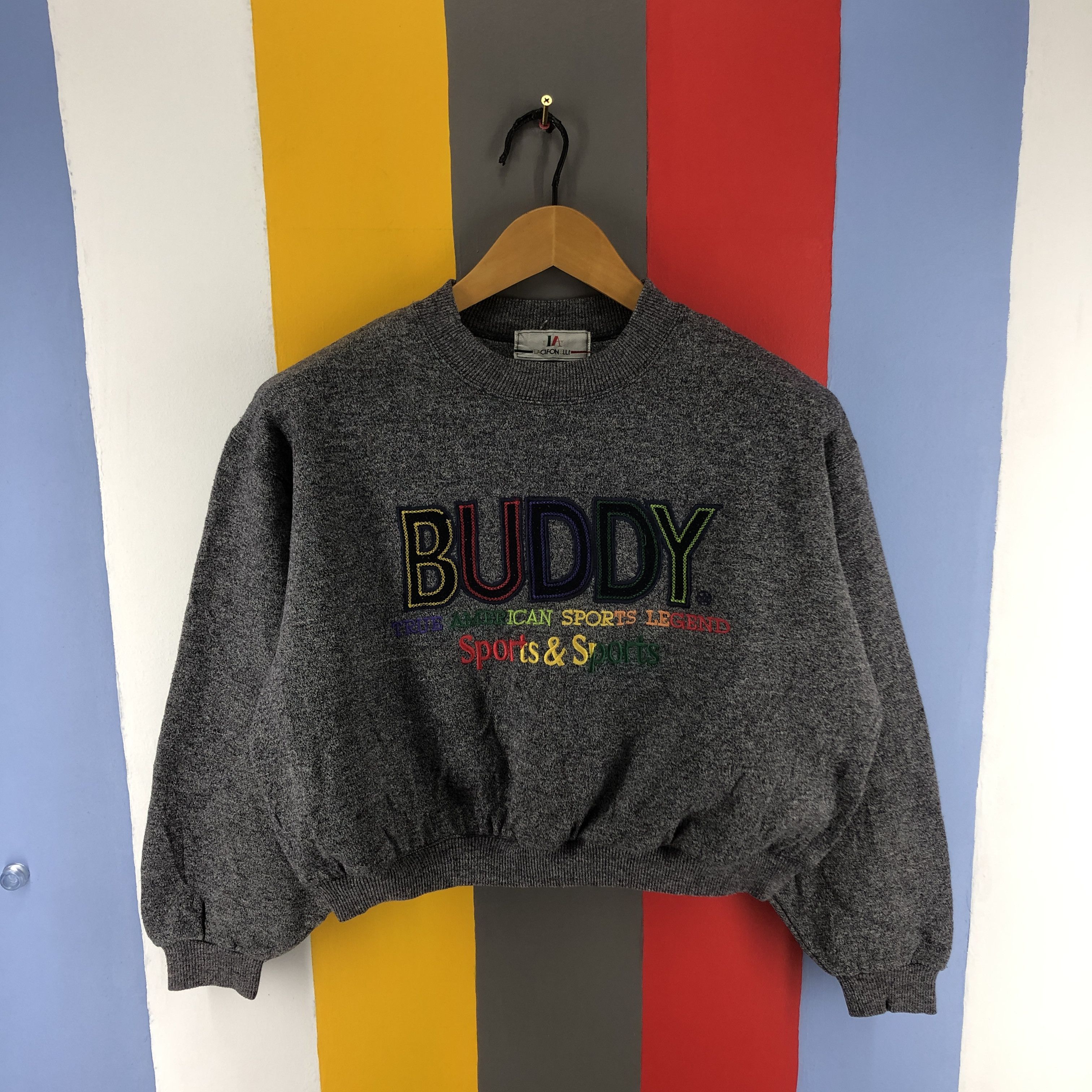 Cifonelli BUDDY SPORTS by LACIFONELLI Crop Sweatshirt #0775/U Size L / US 10 / IT 46 - 1 Thumbnail
