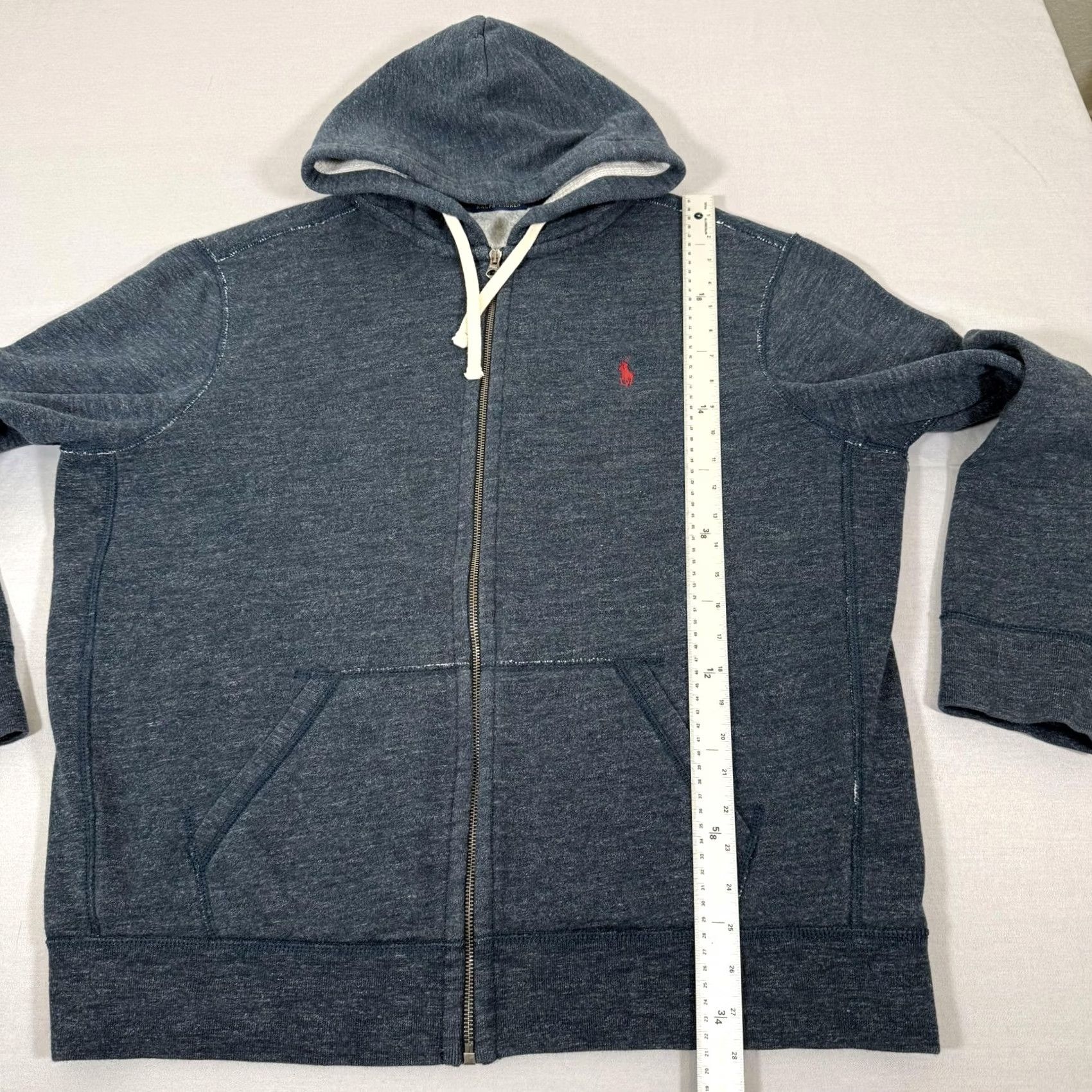 Polo Ralph Lauren Polo Ralph Lauren Hoodie Mens 2XL Blue Zip Up Fleece Sweater Pony Logo Preppy Size US XXL / EU 58 / 5 - 5 Thumbnail