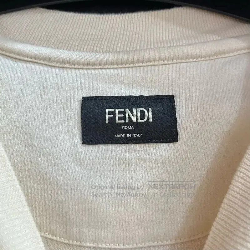 Fendi Fendi White Cotton Short Sleeve T-Shirt . Size US XS / EU 42 / 0 - 5 Thumbnail