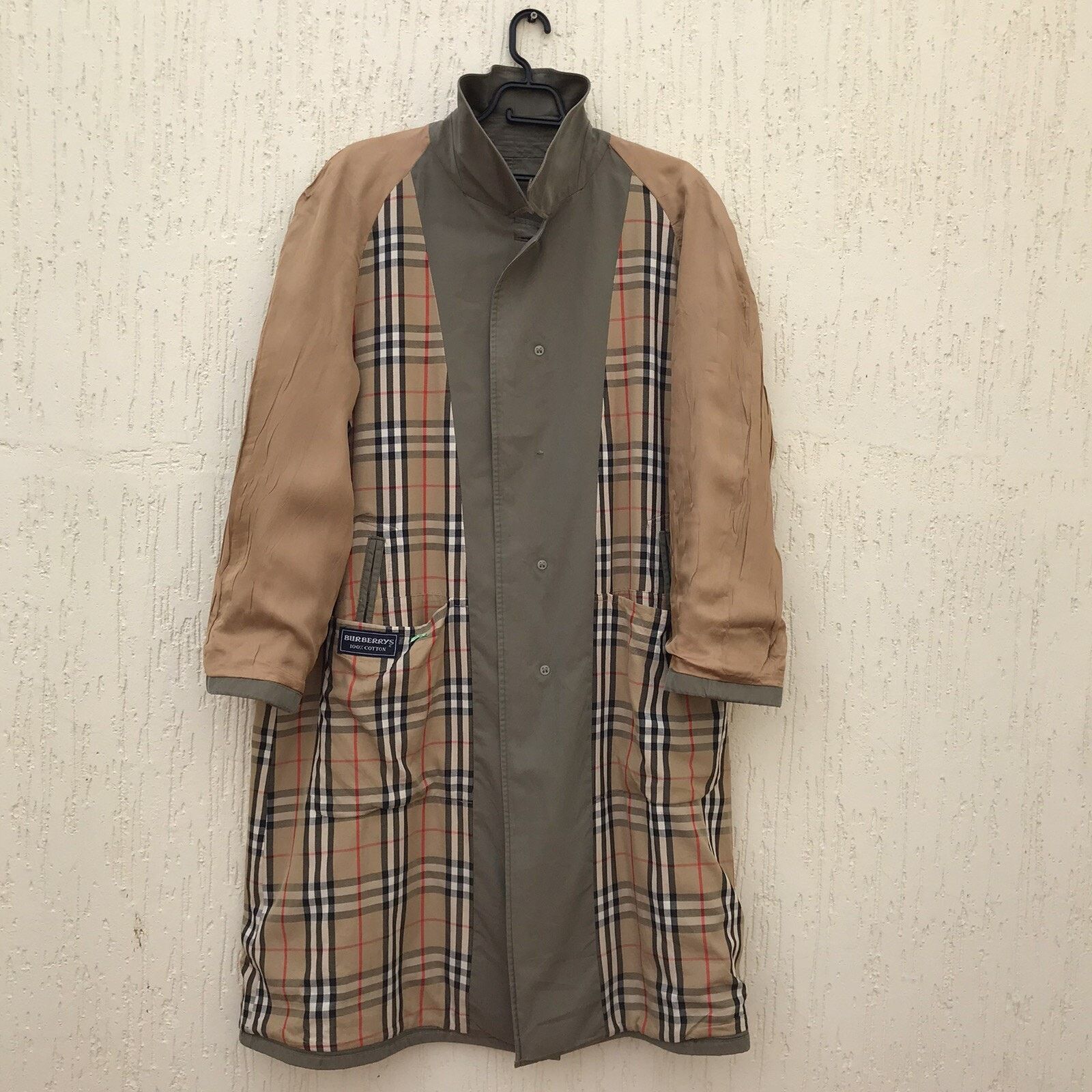 Burberry vintage Burberry Trench Coat Nova Check made in england Size US XL / EU 56 / 4 - 8 Thumbnail