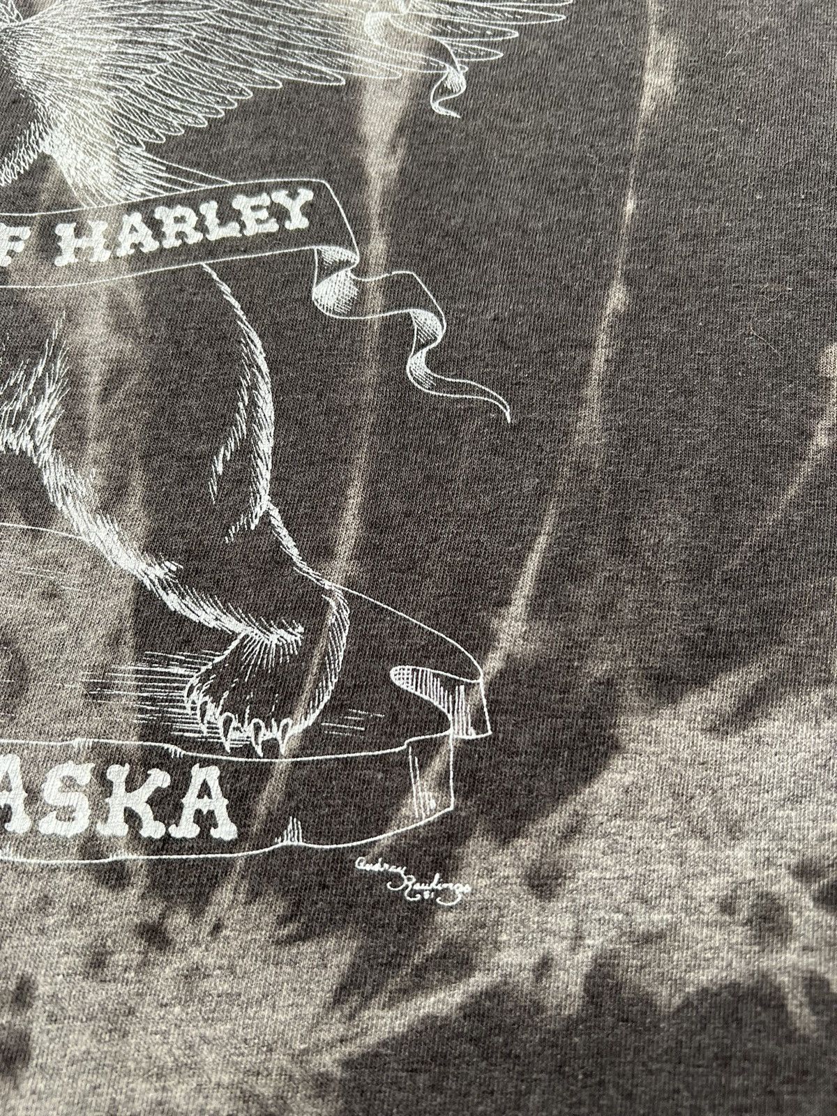 Harley Davidson Vintage 80s Harley Davidson Follow Nobody Tie Dye T-shirt Size US M / EU 48-50 / 2 - 16 Thumbnail