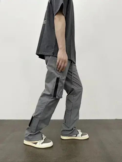 Other function zipper tactical flared cargo pants Size US 30 / EU 46 - 2 Thumbnail